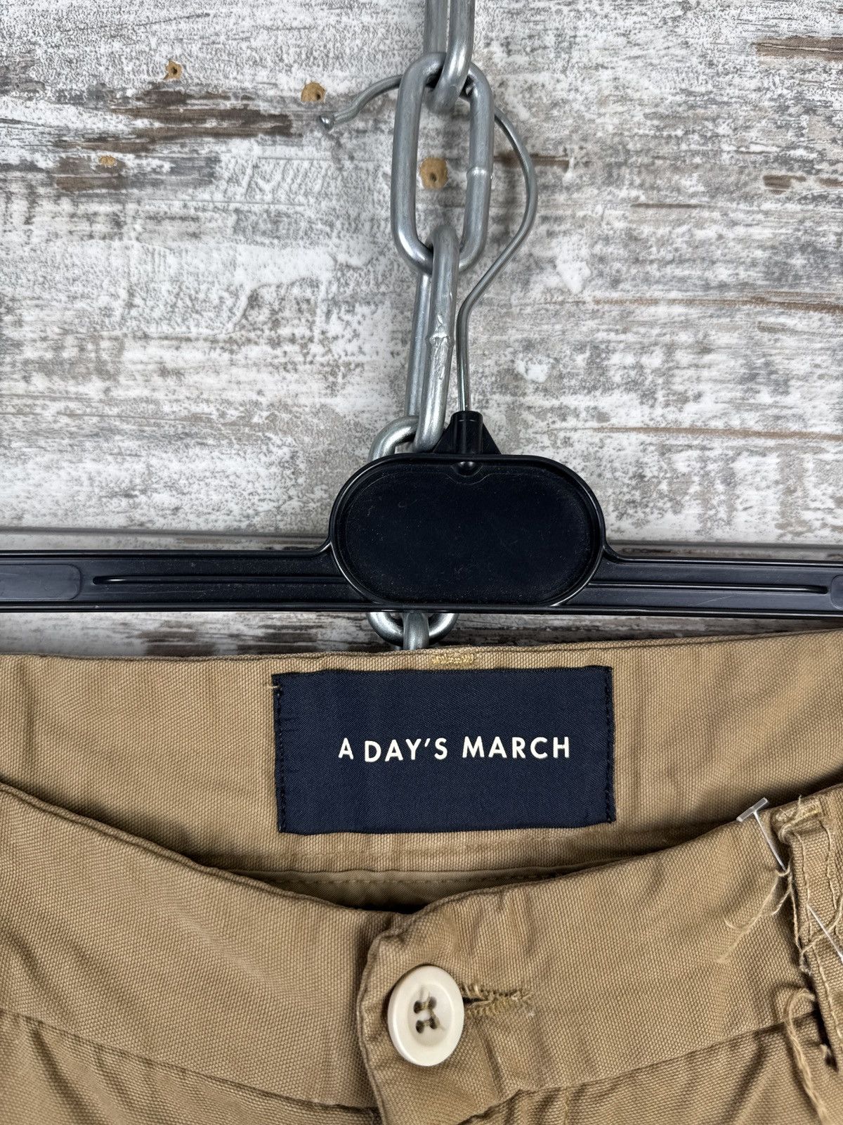 A Day's March × Vintage Mens Vintage A Days March chinos pants casual brown luxury Size US 32 / EU 48 - 11 Thumbnail