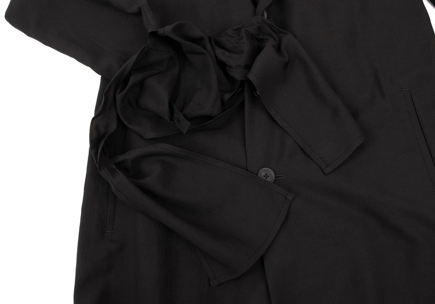 Yohji Yamamoto Yohji Yamamoto Hard Twist Gabardine Jacket Size US S / EU 44-46 / 1 - 6 Thumbnail