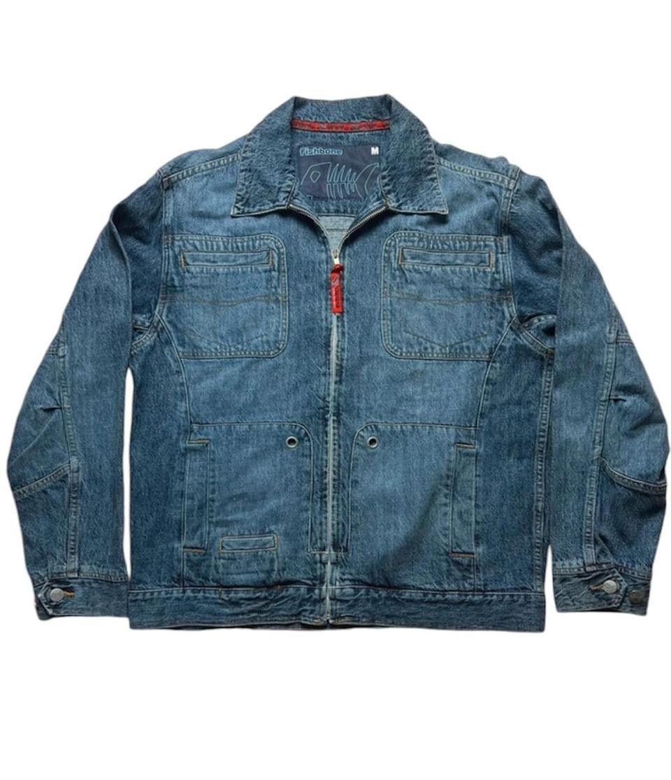 Other Fishbone denim jacket Y2k 💥🔥 Size US M / EU 48-50 / 2 - 9 Thumbnail