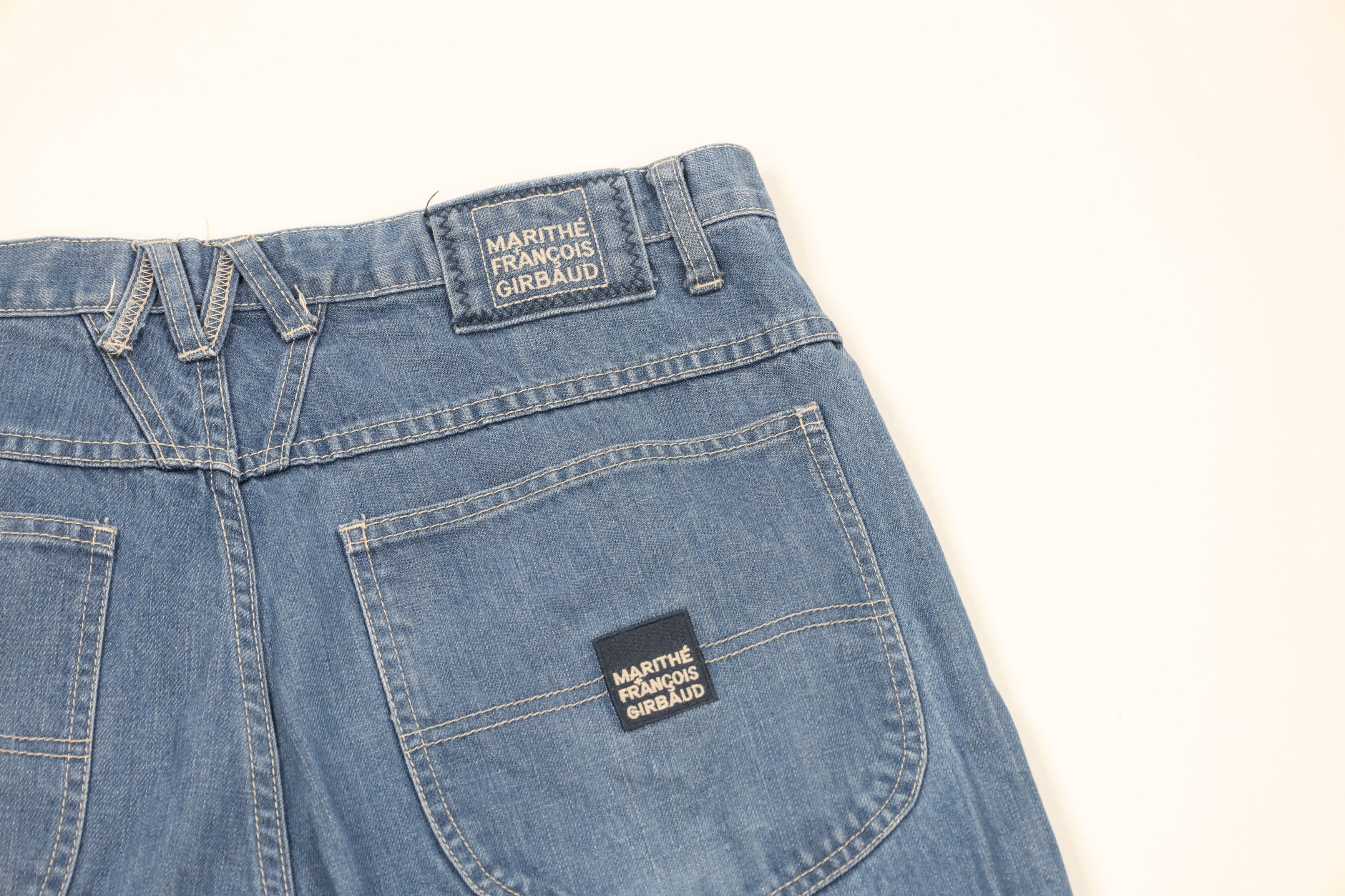 Marithe + Francois Girbaud × Vintage Vintage 90s Marithe Francois Girbaud Wide Leg Denim Jeans Size US 36 / EU 52 - 12 Thumbnail