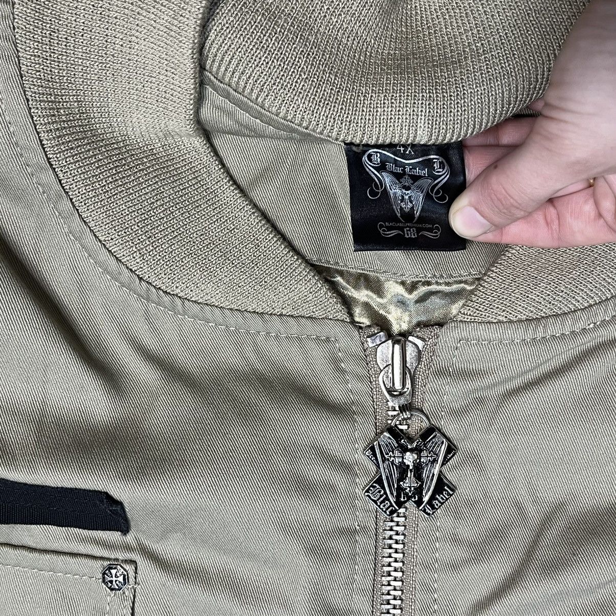 Black Label × Vintage y2k blac label bomber jacket Size US XXL / EU 58 / 5 - 5 Thumbnail