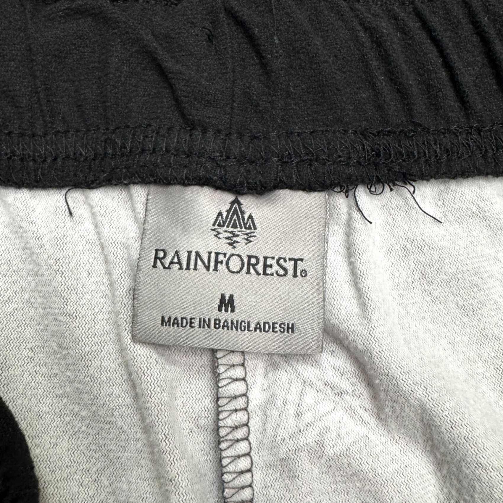 Vintage Rainforest Geometric All Over Print Pajama Pants Mens Medium Dark Gray Lounge Size US 31 - 7 Thumbnail