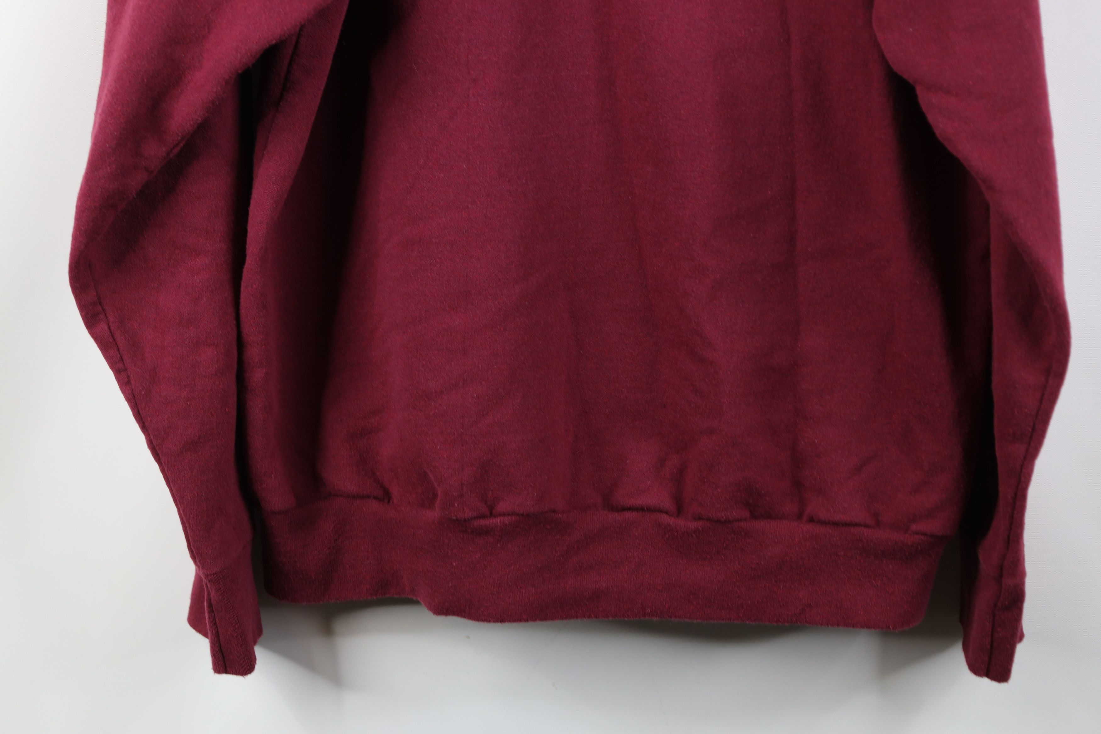 Vintage Vintage 70s Streetwear Full Zip Hoodie Sweatshirt Red USA Size US L / EU 52-54 / 3 - 13 Thumbnail