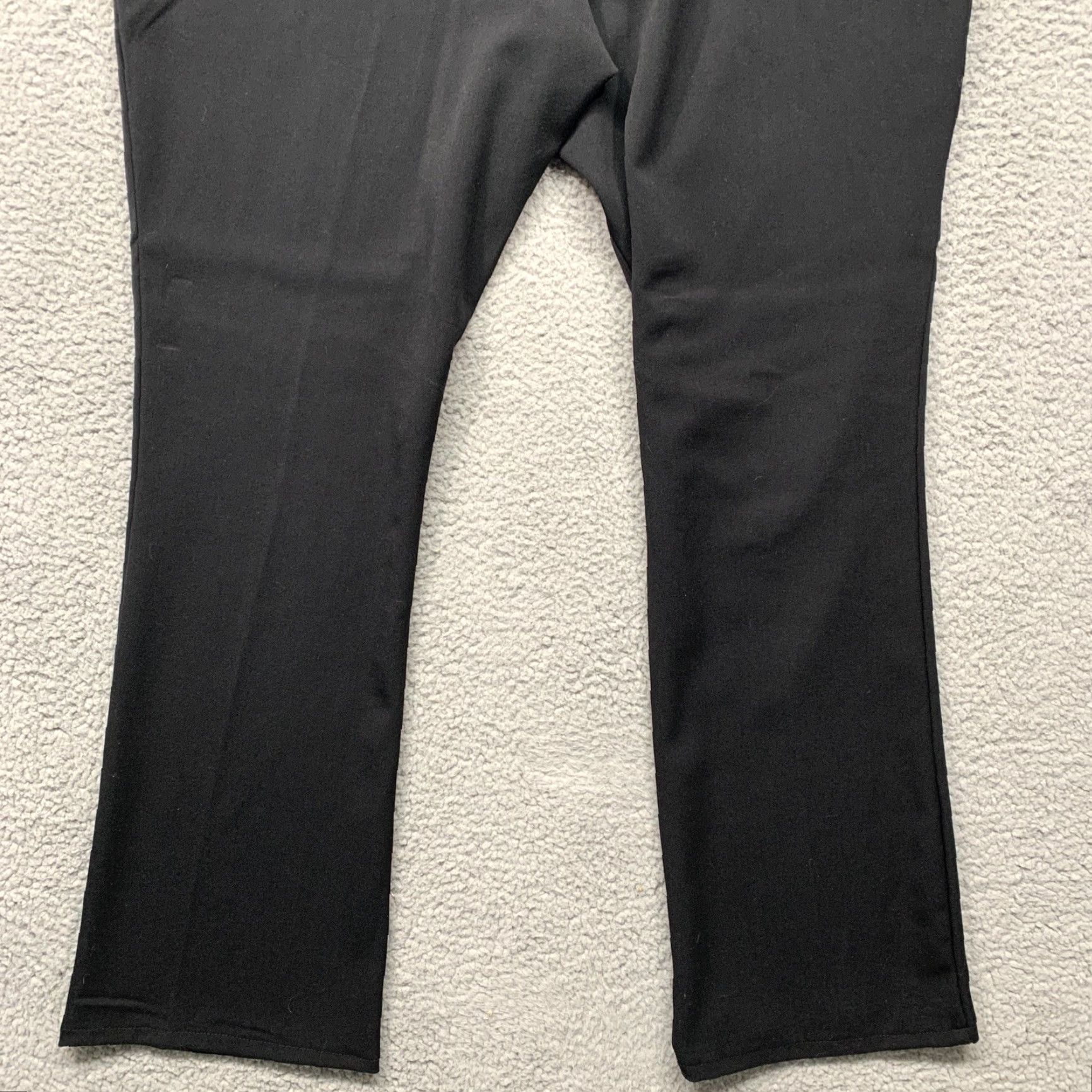 Vintage Isabel Maternity Pants Size 18 Black NWT Crossover Panel Lower Back Support Bootcut Stretch—Ingrid & Isabel Women’s Pants 18 Maternity Black NWT Size 40" / US 18 - 6 Thumbnail