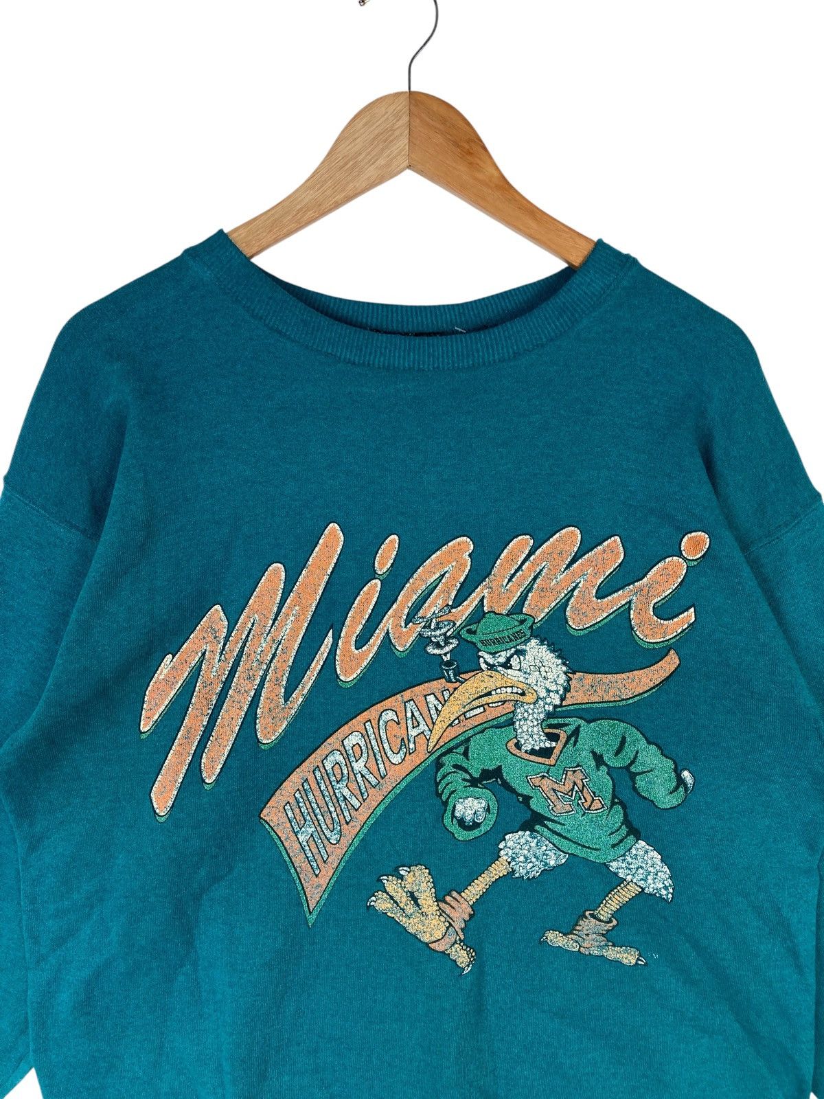NCAA Vintage Miami Hurricanes Football Bowl Ncaa Sweatshirt Size US M / EU 48-50 / 2 - 3 Thumbnail