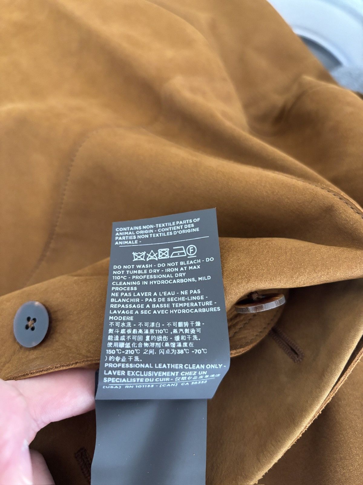 Ermenegildo Zegna × Fear of God Fear of God Zegna Nubuk Overshirt Size US M / EU 48-50 / 2 - 9 Thumbnail