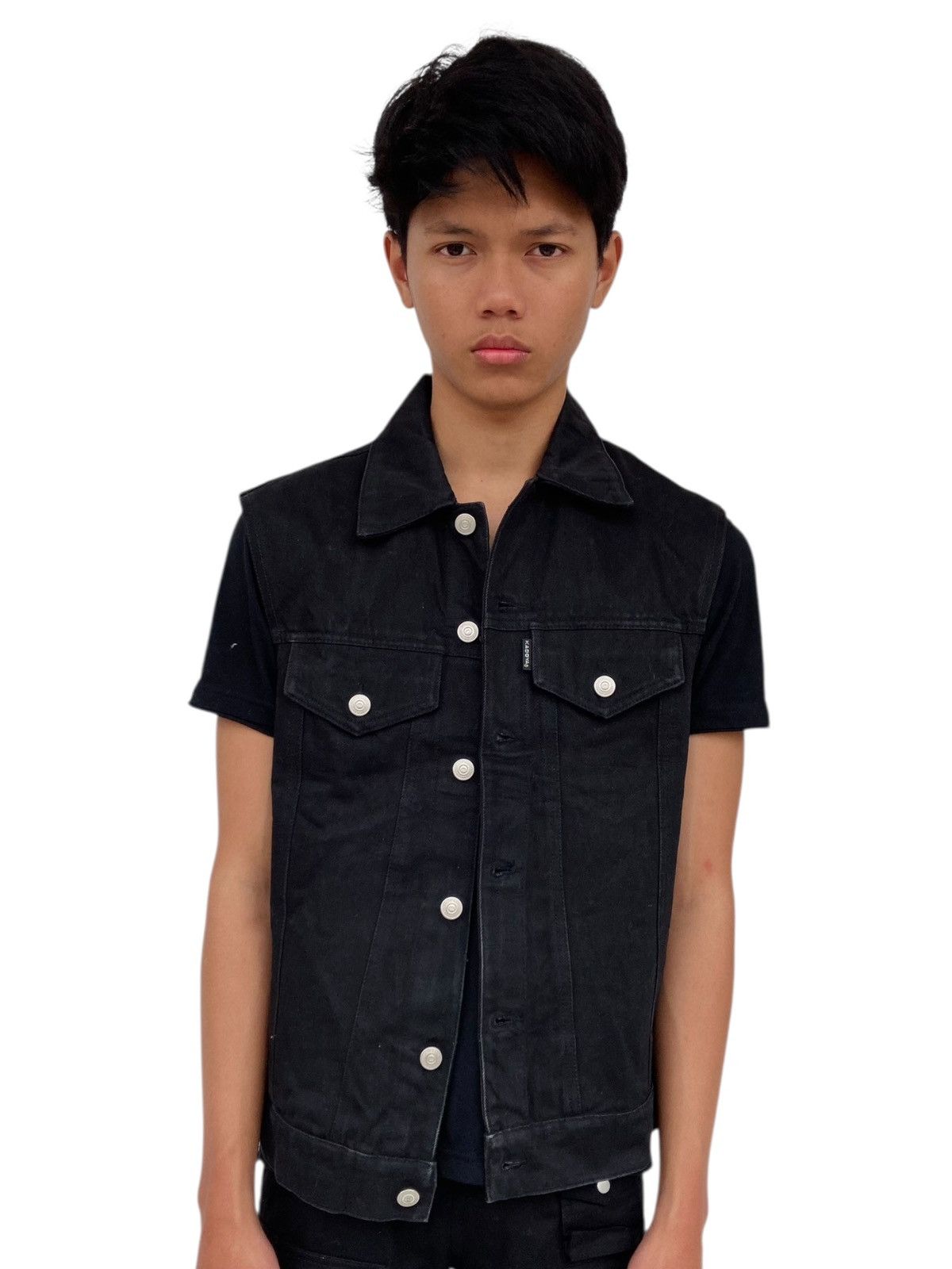 Isamu Katayama Backlash Old Kadoya - Genesis Denim Vest Jacket Size US M / EU 48-50 / 2 - 3 Thumbnail