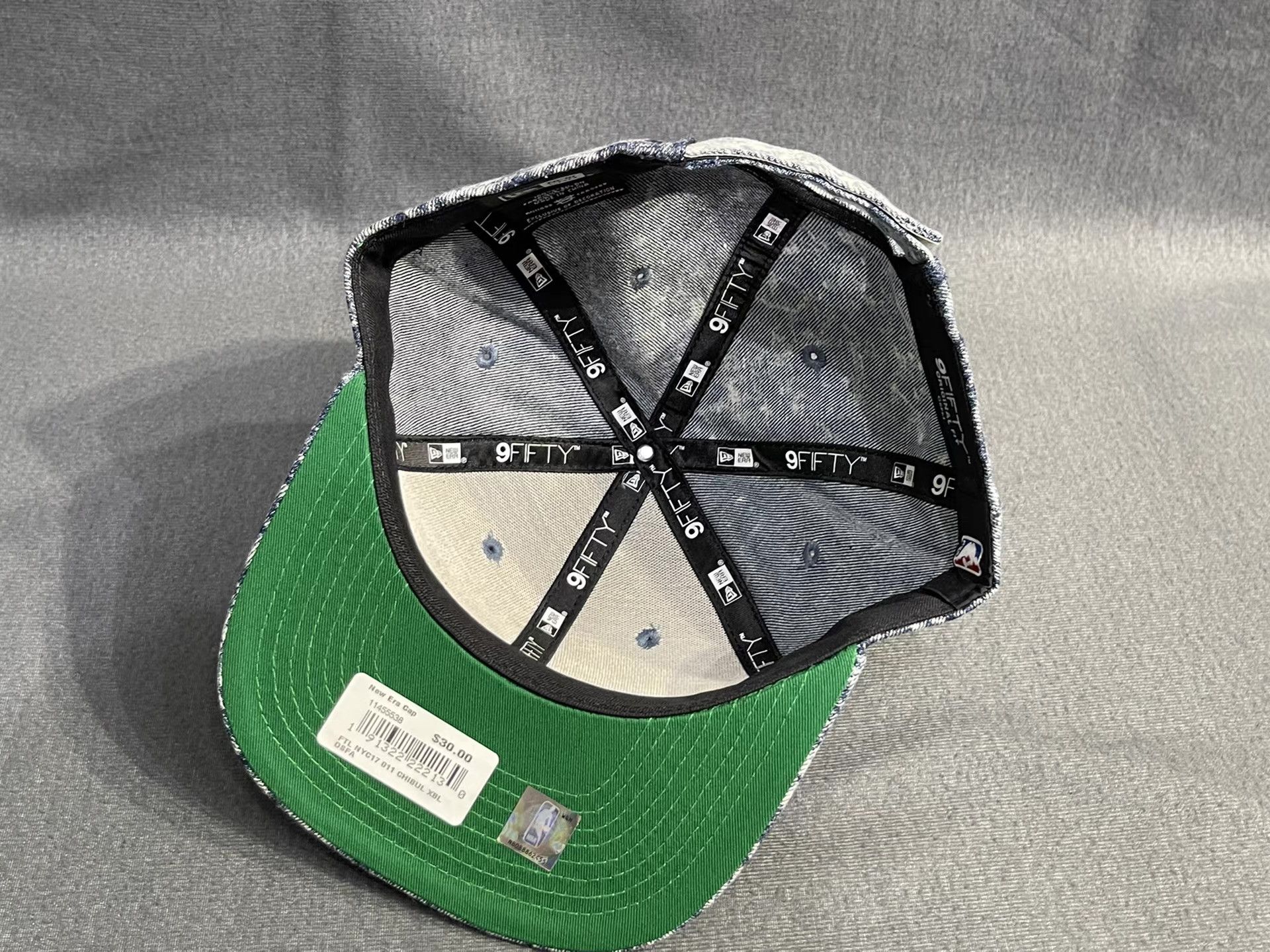 New Era New Era Chicago Bulls Flat Brim Adjustable Cap Q5 Size ONE SIZE - 7 Thumbnail