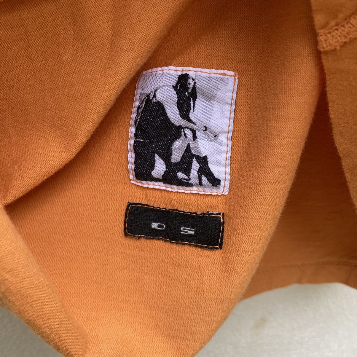 Rick Owens Drkshdw Rick Owens drkshdw mustard tee Size US M / EU 48-50 / 2 - 9 Thumbnail