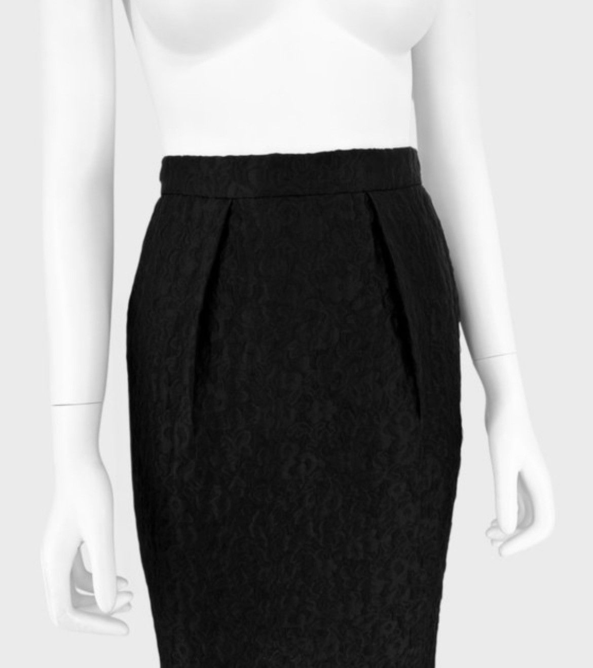 Miu Miu Miu Miu Silk Floral Pencil Skirt - XS Size 26" / US 2 / IT 38 - 4 Thumbnail