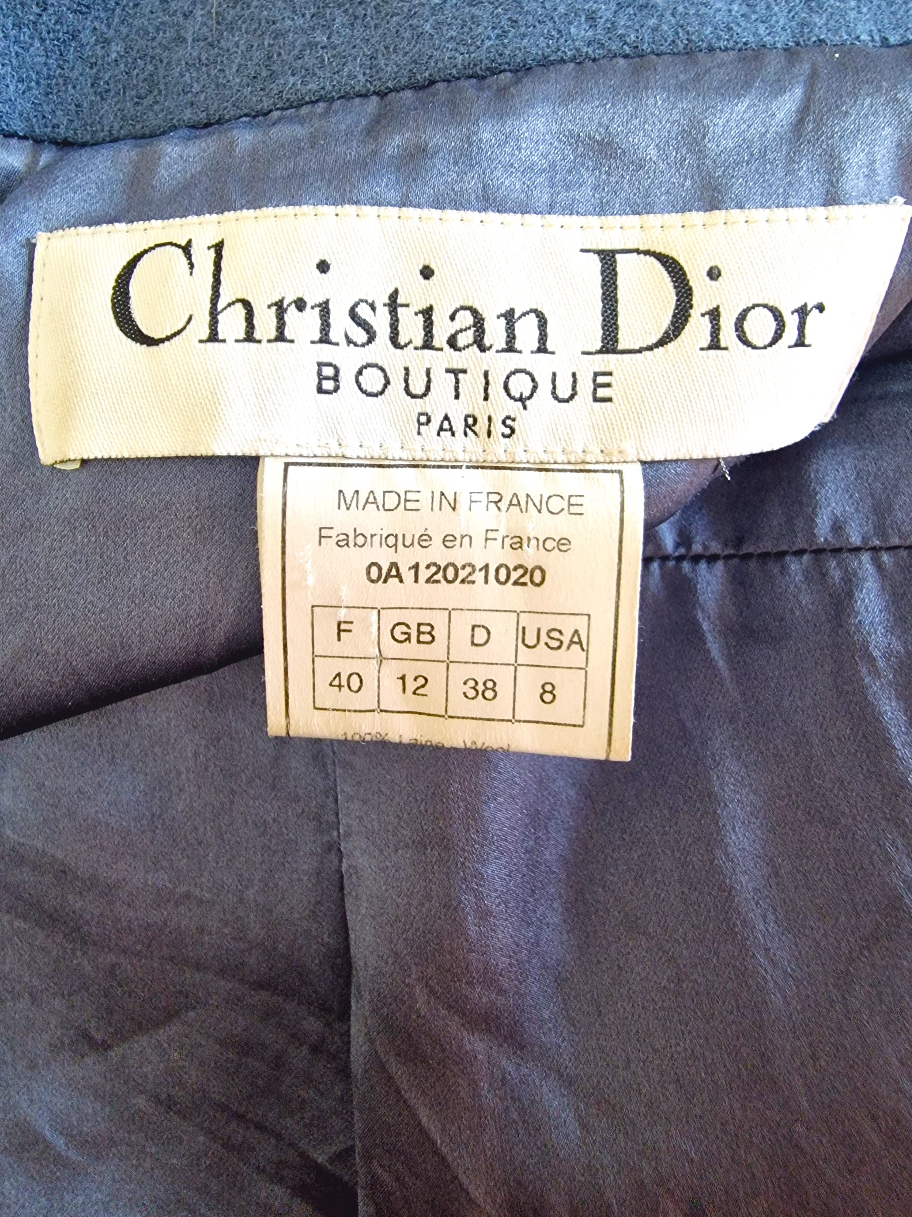 Dior Christian Dior John Galliano Horsebit F/W 2000 Saddle Jacket Size M / US 6-8 / IT 42-44 - 12 Thumbnail