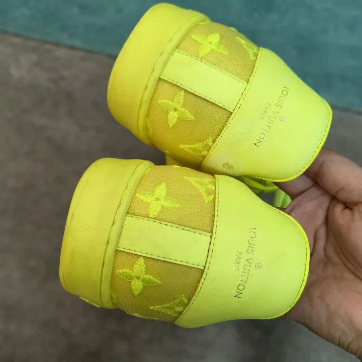 Other Louis Vuitton Yellow Tattoo Low-Top Sneakers -2508 Size US 10.5 / EU 43-44 - 8 Thumbnail