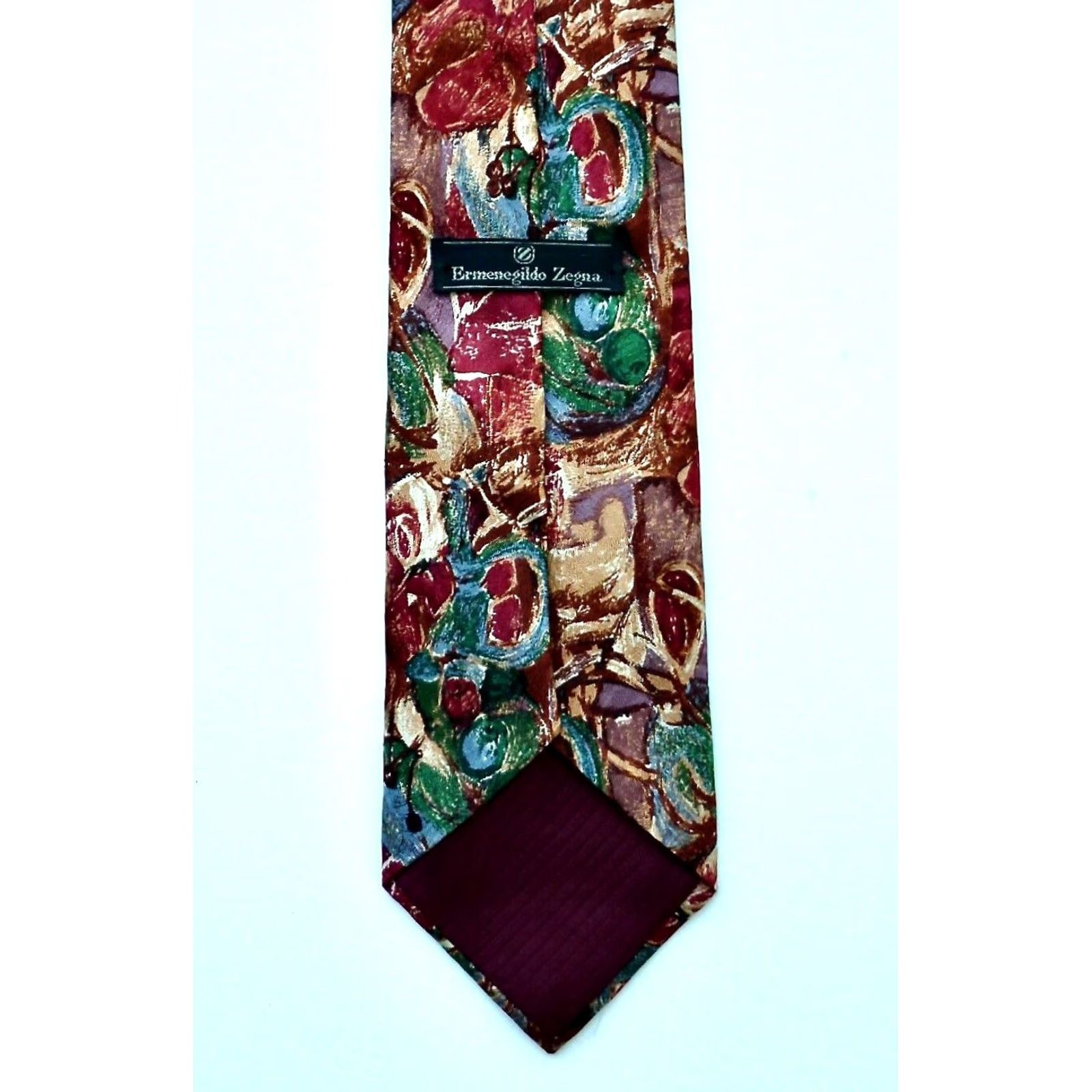 Ermenegildo Zegna VINTAGE Ermenegildo Zegna Luxury Silk Tie Abstract Made in Italy Size ONE SIZE - 4 Thumbnail