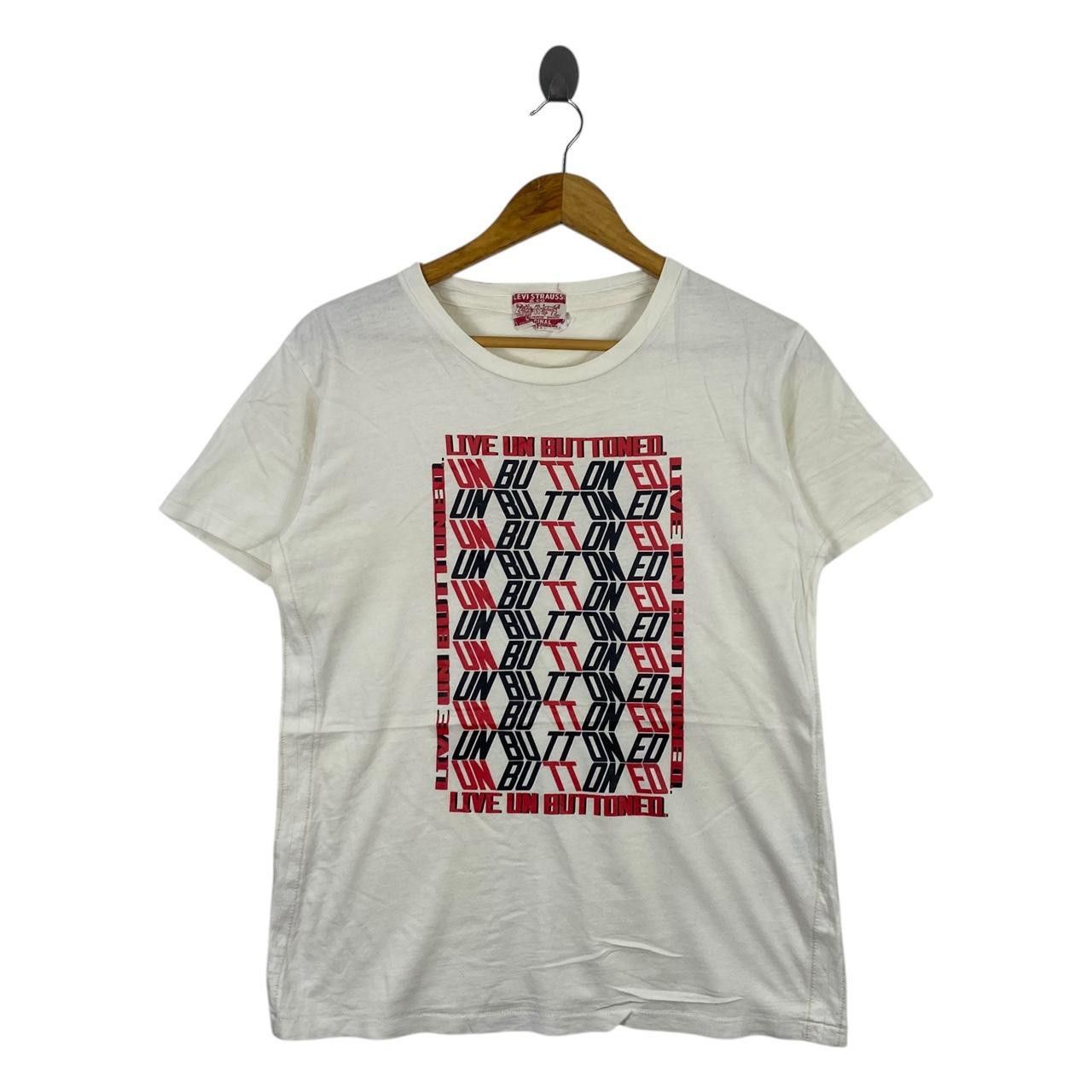 Levi's Vintage LEVI’S STRAUSS USA Live Un Buttoned Tee Shirt Top Size US S / EU 44-46 / 1 - 1 Thumbnail