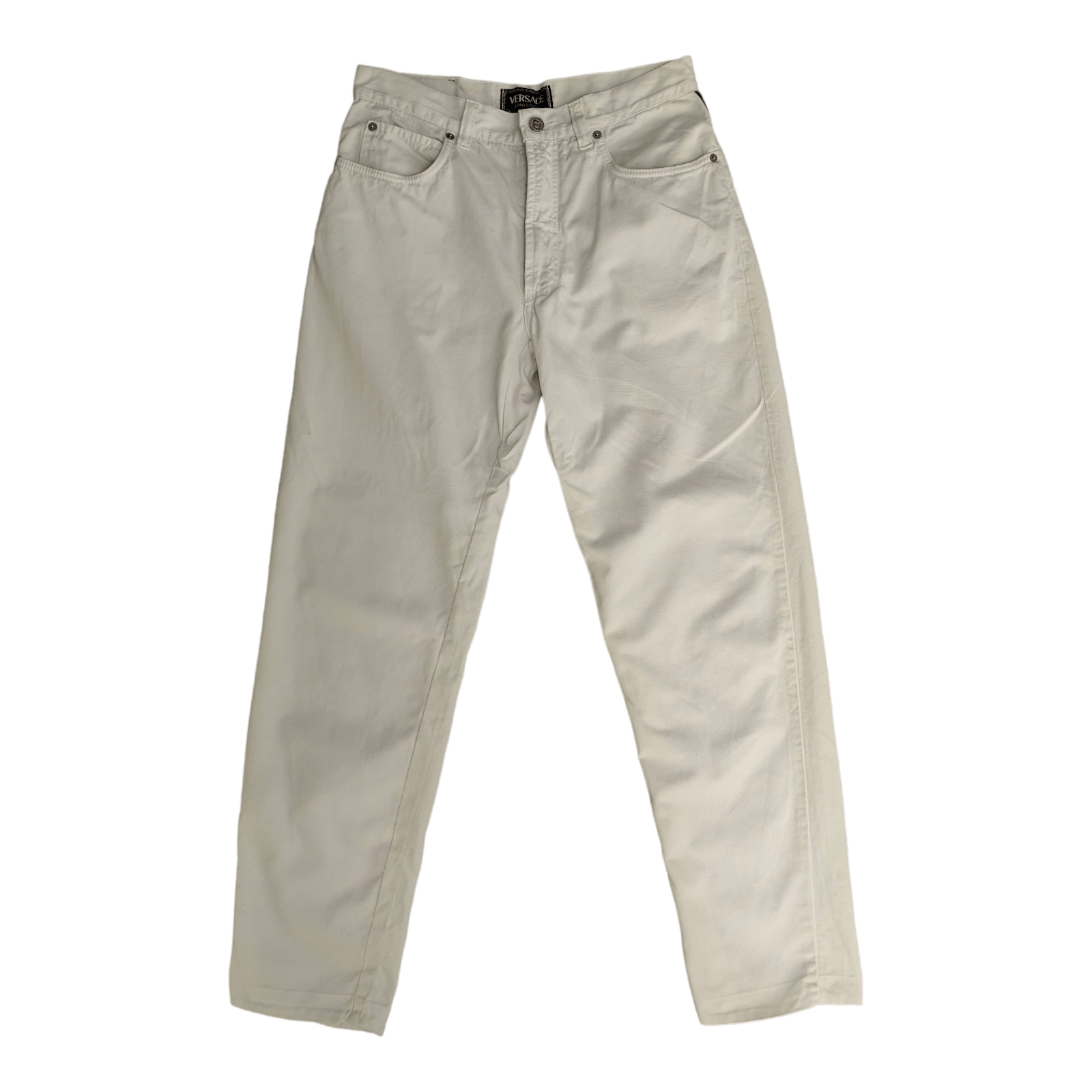 Versace Jeans Couture Versace Jeans Couture White Jeans 33 / 47 Size US 33 - 1 Thumbnail