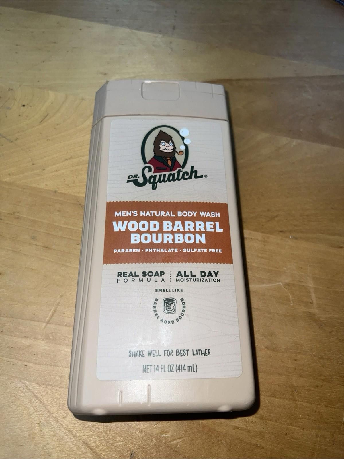 Other Dr. Squatch Men's Body Wash Wood Barrel Bourbon 14 oz Soap Size ONE SIZE - 11 Thumbnail