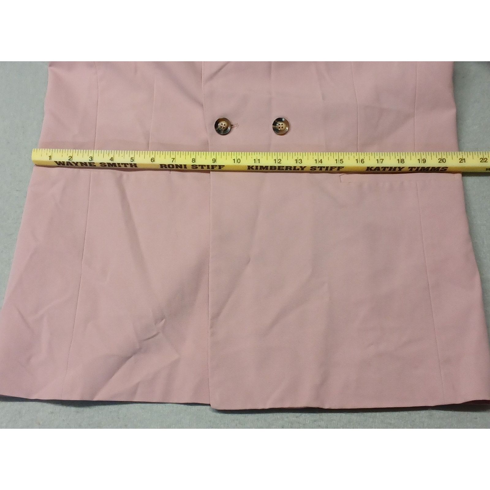 Other Unbranded (Large) Women's Pink Double Breasted Blazer Size L / US 10 / IT 46 - 1 Thumbnail