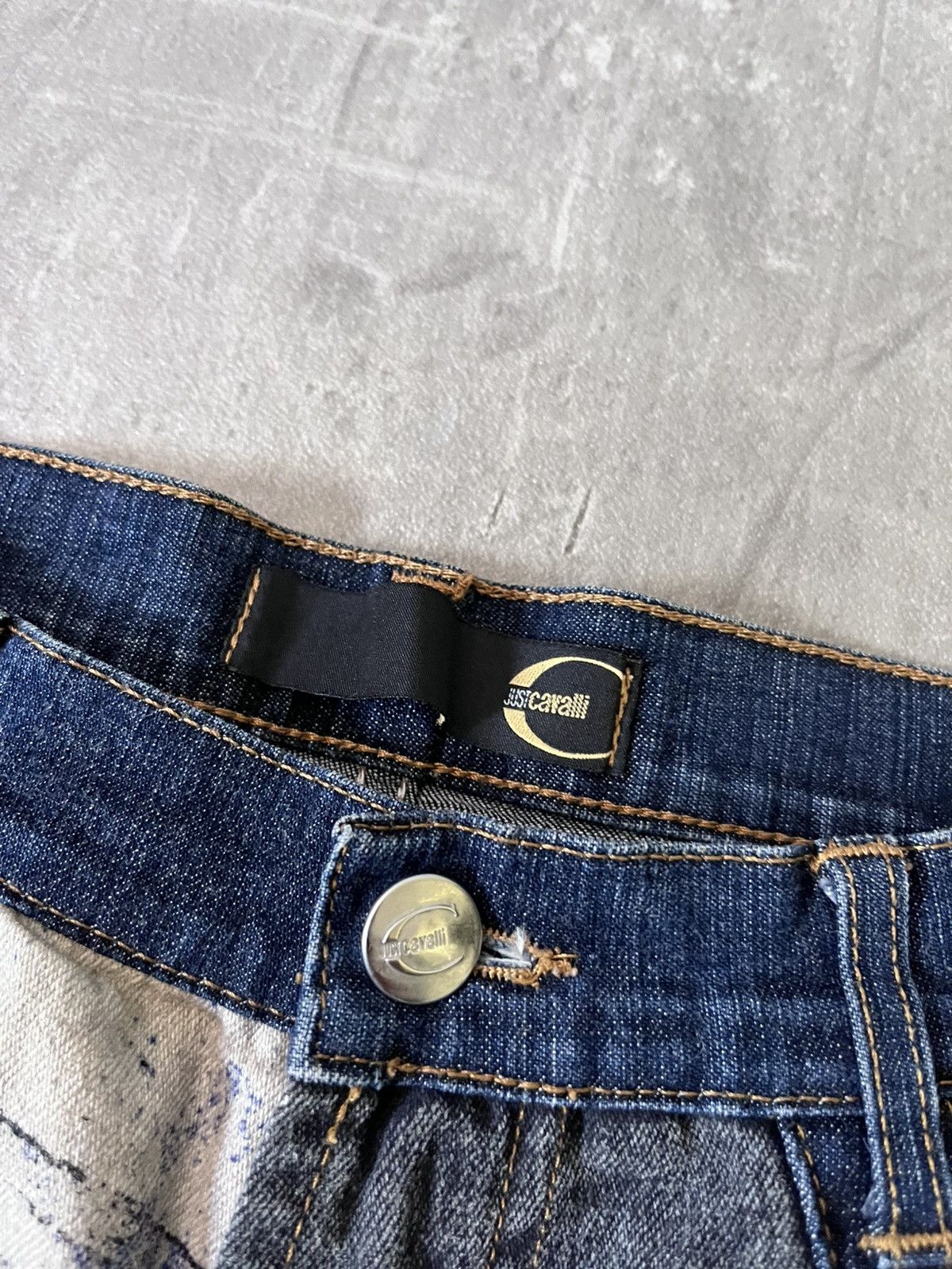 Just Cavalli Just Cavalli Napoleon Print flared jeans 2000s Size 28" / US 6 / IT 42 - 13 Thumbnail