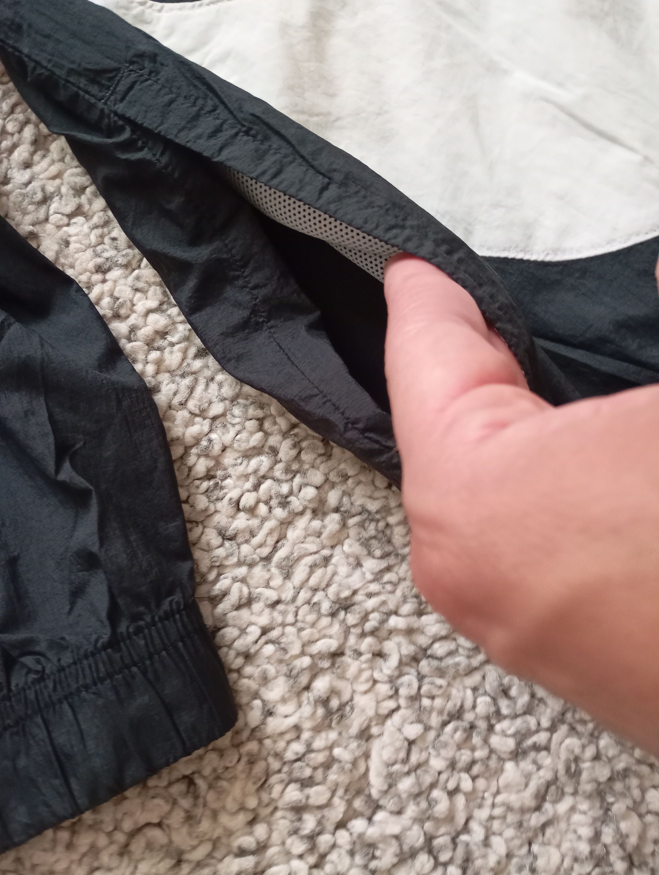 Nike × Vintage Vintage Nike Track Jacket Big Logo Swoosh Y2K Drill 90s Size US XS / EU 42 / 0 - 5 Thumbnail