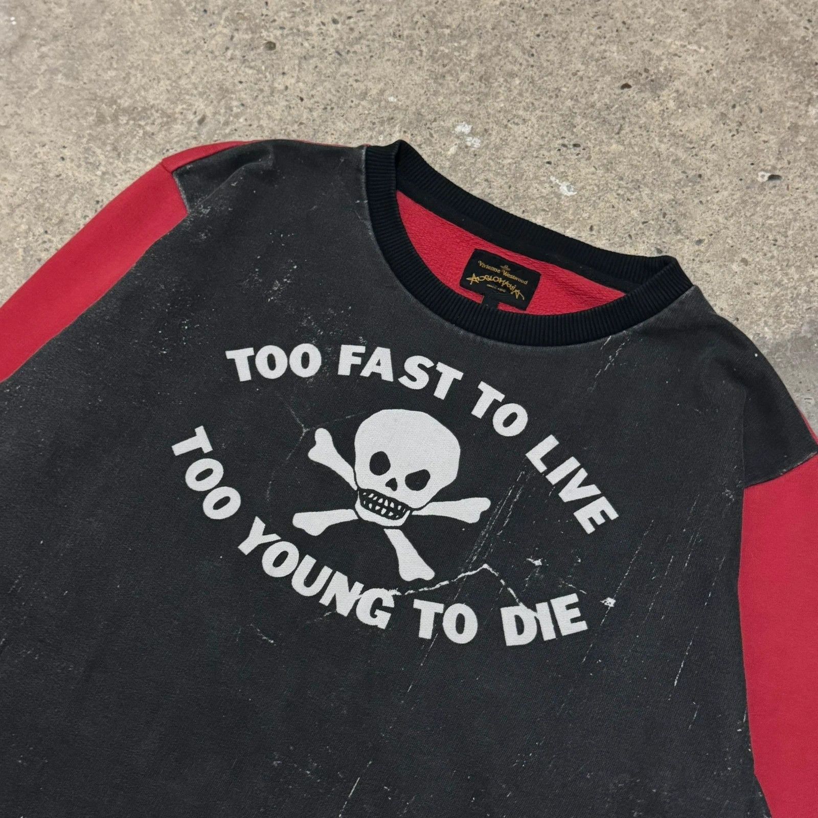 Vivienne Westwood Vintage Vivienne Vestwood “too fast to live ” sweatshirt Size US L / EU 52-54 / 3 - 2 Thumbnail