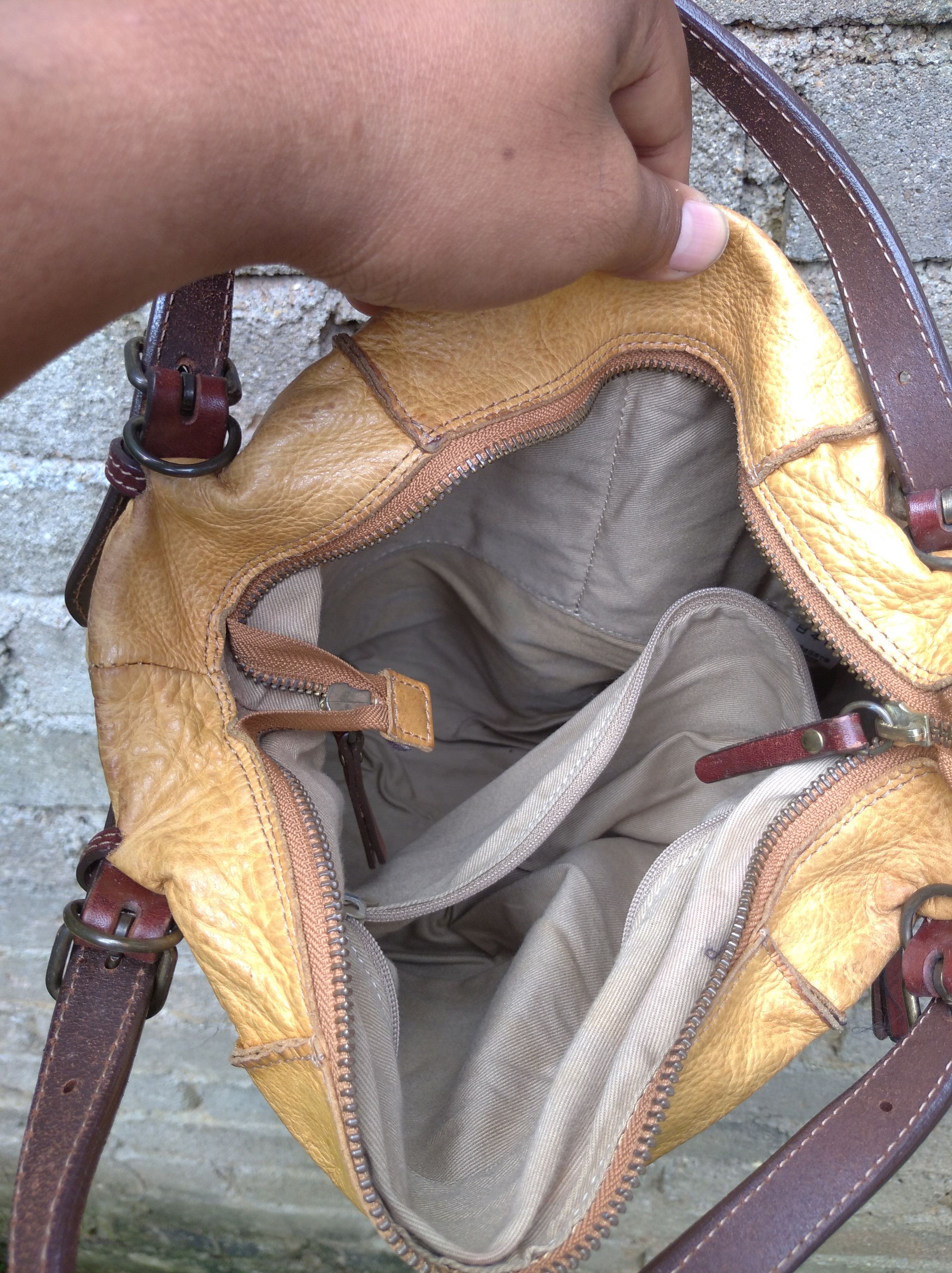 Japanese Brand × Leather Leather tote bag Japanese brand Size ONE SIZE - 7 Thumbnail