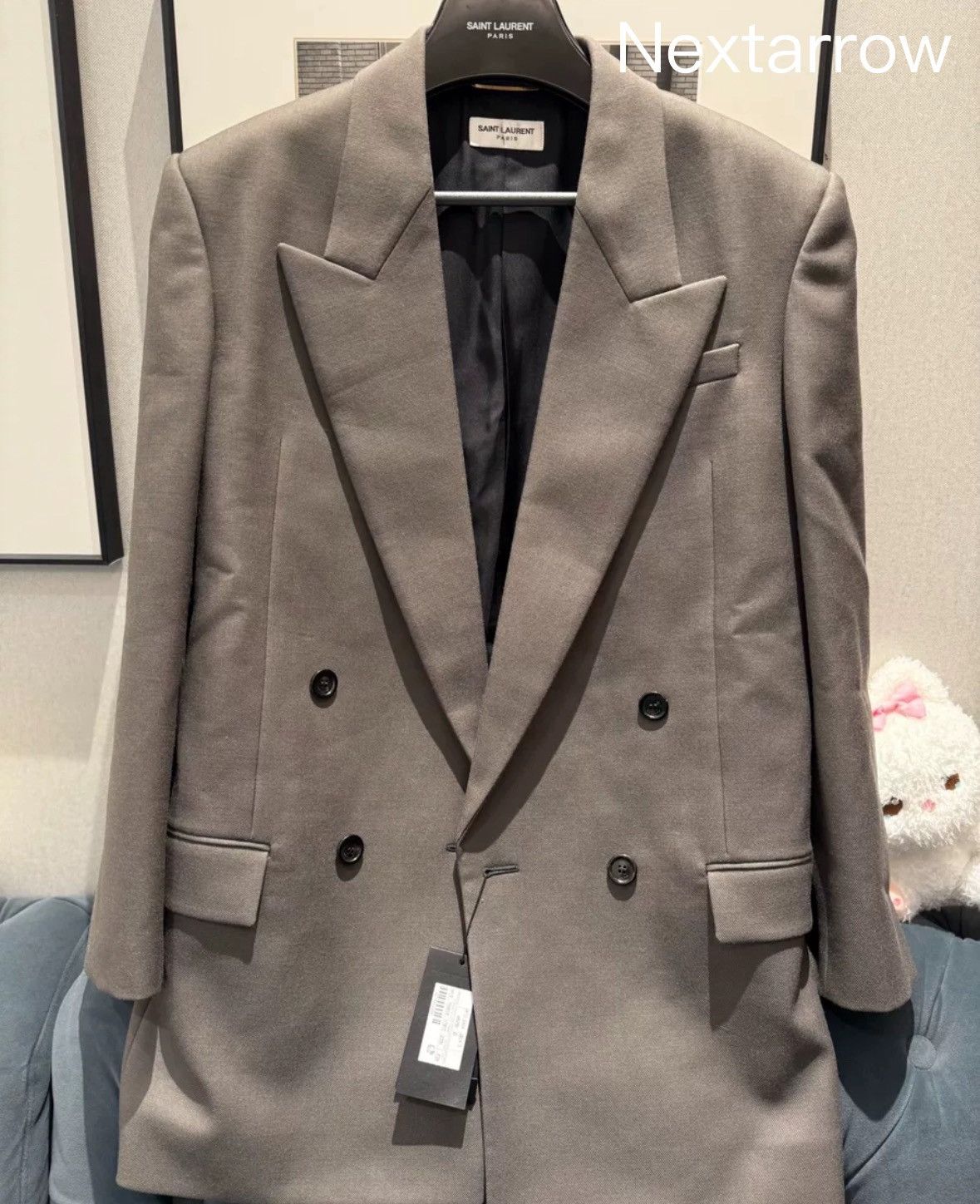 Saint Laurent Paris × Yves Saint Laurent Saint Laurent SLP 24FW breasted Loose Long sleeved Suit Size S / US 4 / IT 40 - 1 Thumbnail