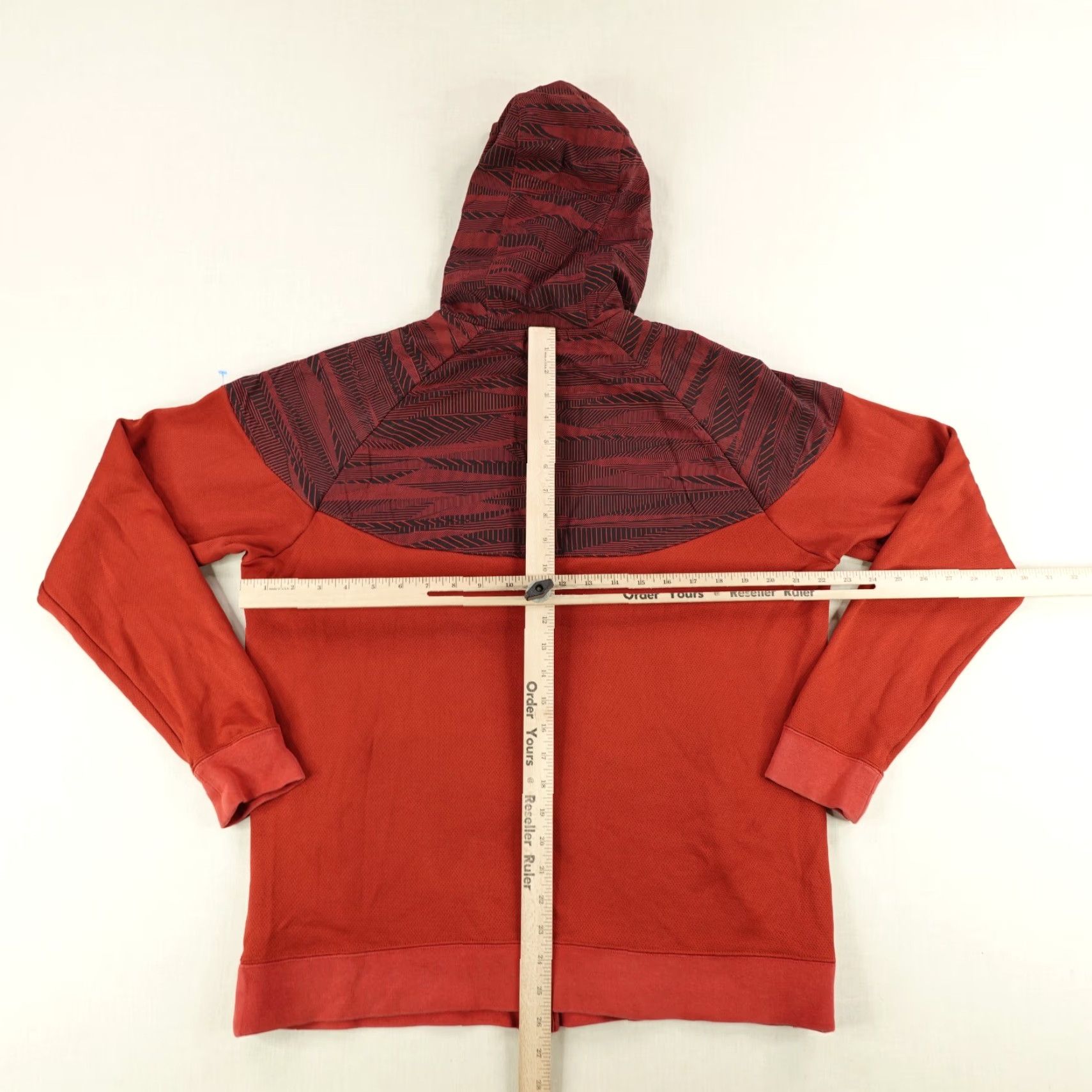 Nike Nike Jacket Mens Large Red Zip Up Wind-Resistant Hooded Pockets Full Zip Coat Nike Air Max Athletic 90s? Size US L / EU 52-54 / 3 - 7 Thumbnail
