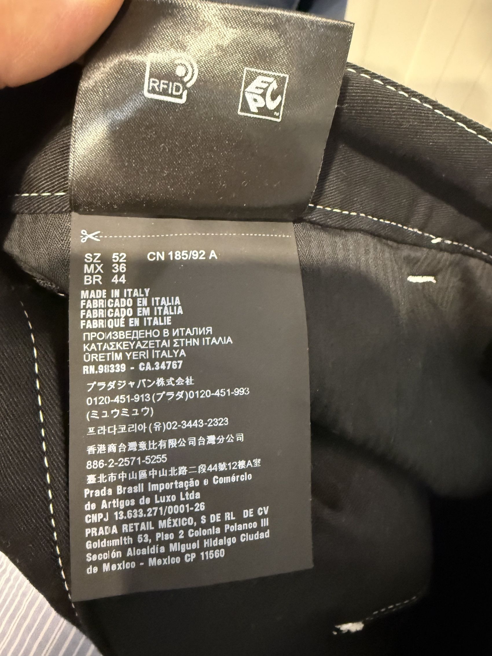 Prada Cargo Pant Contrast Stitching Size US 36 / EU 52 - 7 Thumbnail