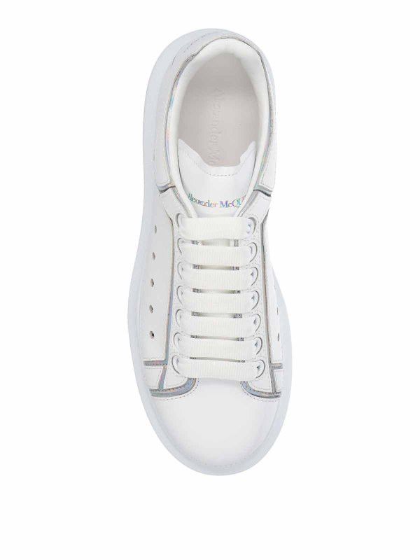 Alexander McQueen o1w1db10725 Oversized Sneaker in White Size US 6 / EU 39 - 3 Thumbnail