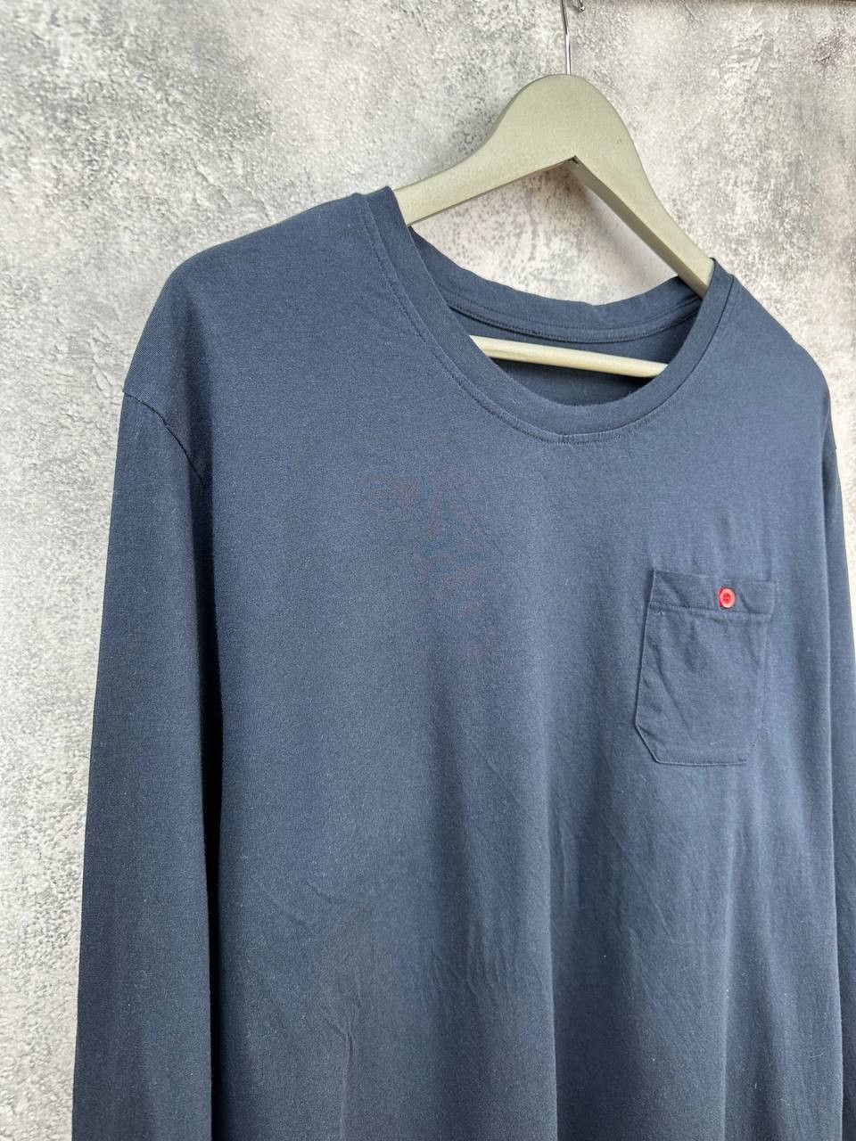 Zimmerli Zimmerli Swiss Long Sleeve T-Shirt Navy Pocket Lightweight Size US L / EU 52-54 / 3 - 3 Thumbnail