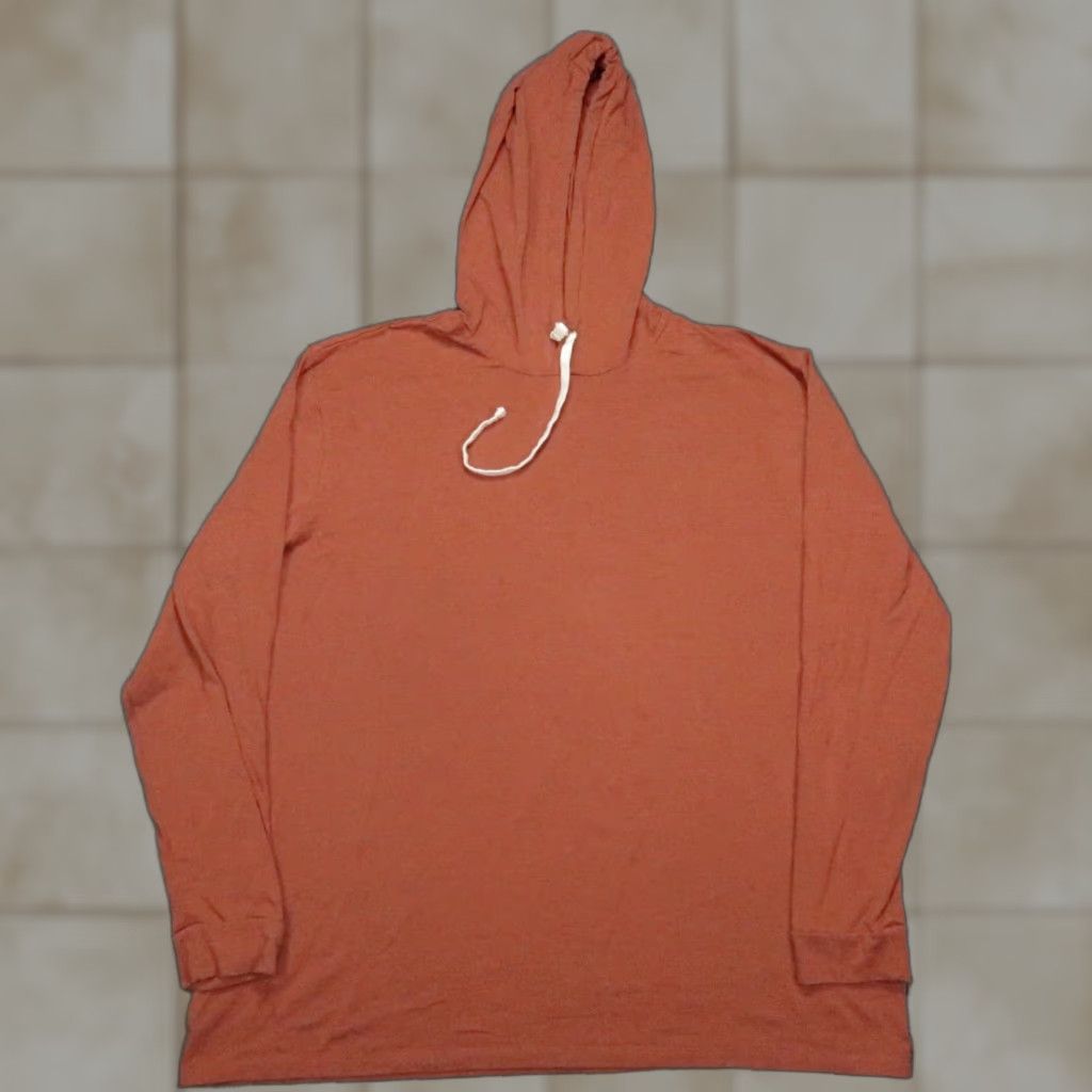 Vintage Duck Camp Hoodie Mens 3XL Orange Pullover Lightweight Performance Bamboo Size US XXL / EU 58 / 5 - 1 Thumbnail