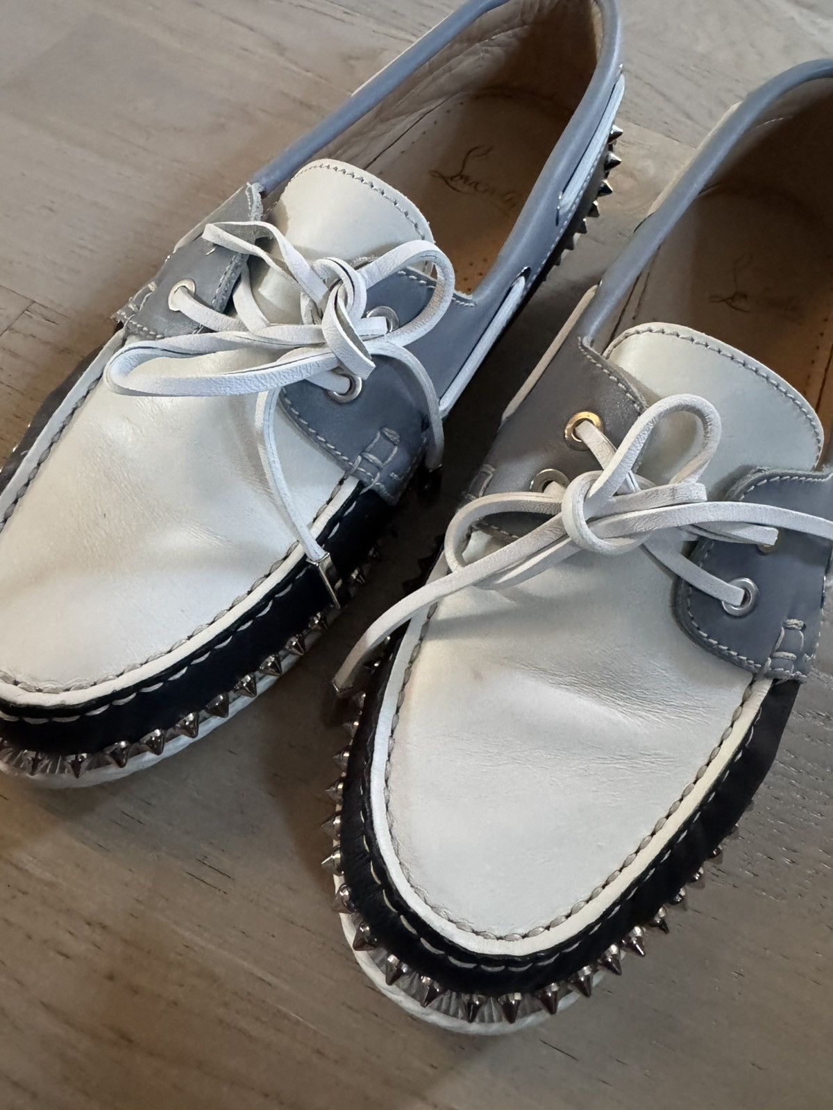 Christian Louboutin Christian Louboutin Steckel Boat Deck Flats sz 41.5 see phot Size US 8.5 / EU 41-42 - 16 Thumbnail