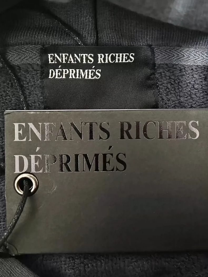 Enfants Riches Deprimes Enfants Riches Deprime Black Lip Print Worn Hoodie 2501-Ne Size US L / EU 52-54 / 3 - 5 Thumbnail