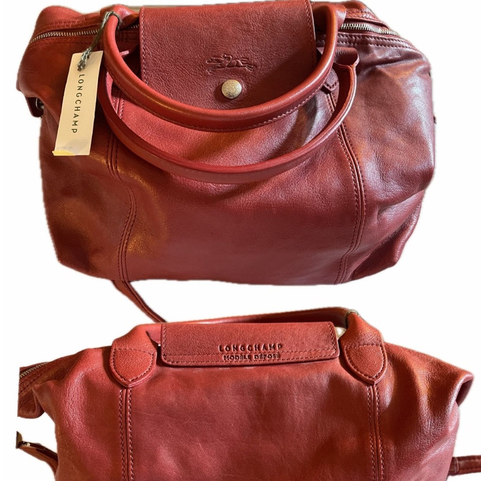 Longchamp Longchamp LE PLIAGE CUIR Leather Handbag NWT Size ONE SIZE - 1 Thumbnail