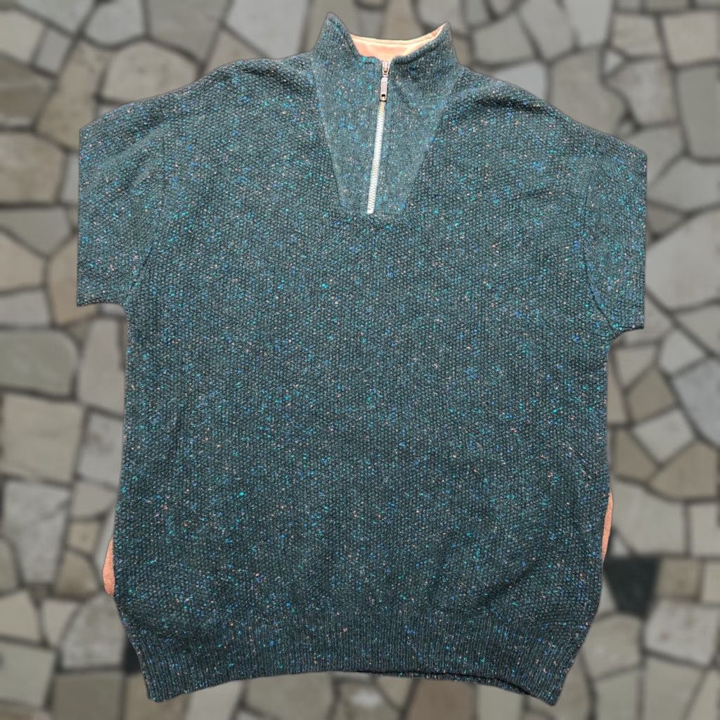 Orvis VINTAGE Orvis Sweater Mens XL Green 1/4 Zip Pullover Knit Outdoor Hiking Camp USA Size US XL / EU 56 / 4 - 1 Thumbnail