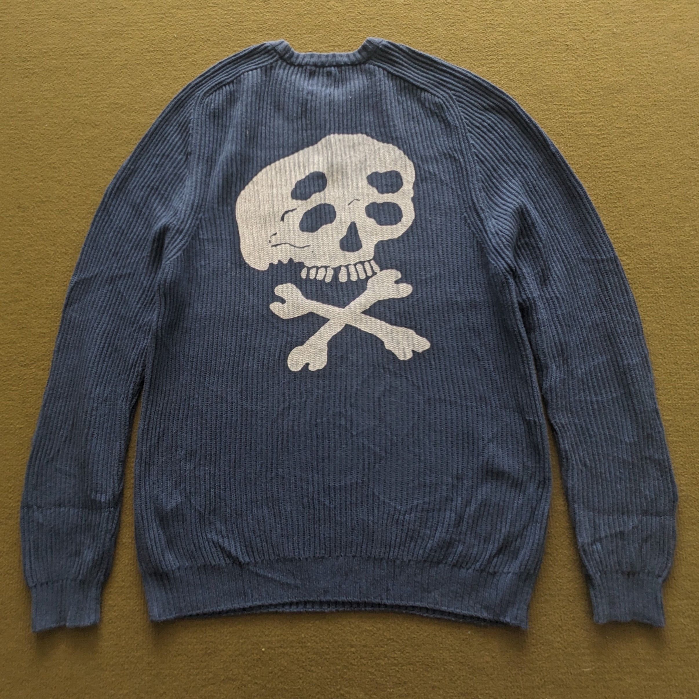 Zara Vintage ZARA Skulls Art Style Japanese Brand Custom Sweater Size US S / EU 44-46 / 1 - 1 Thumbnail