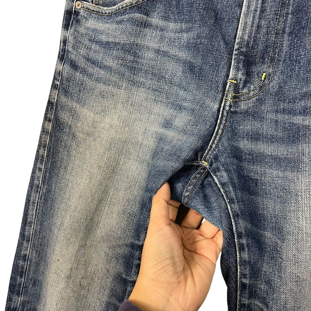 Kaihara Denim Vintage Kaihara Denim Back Number Denim Jeans Size US 34 / EU 50 - 13 Thumbnail