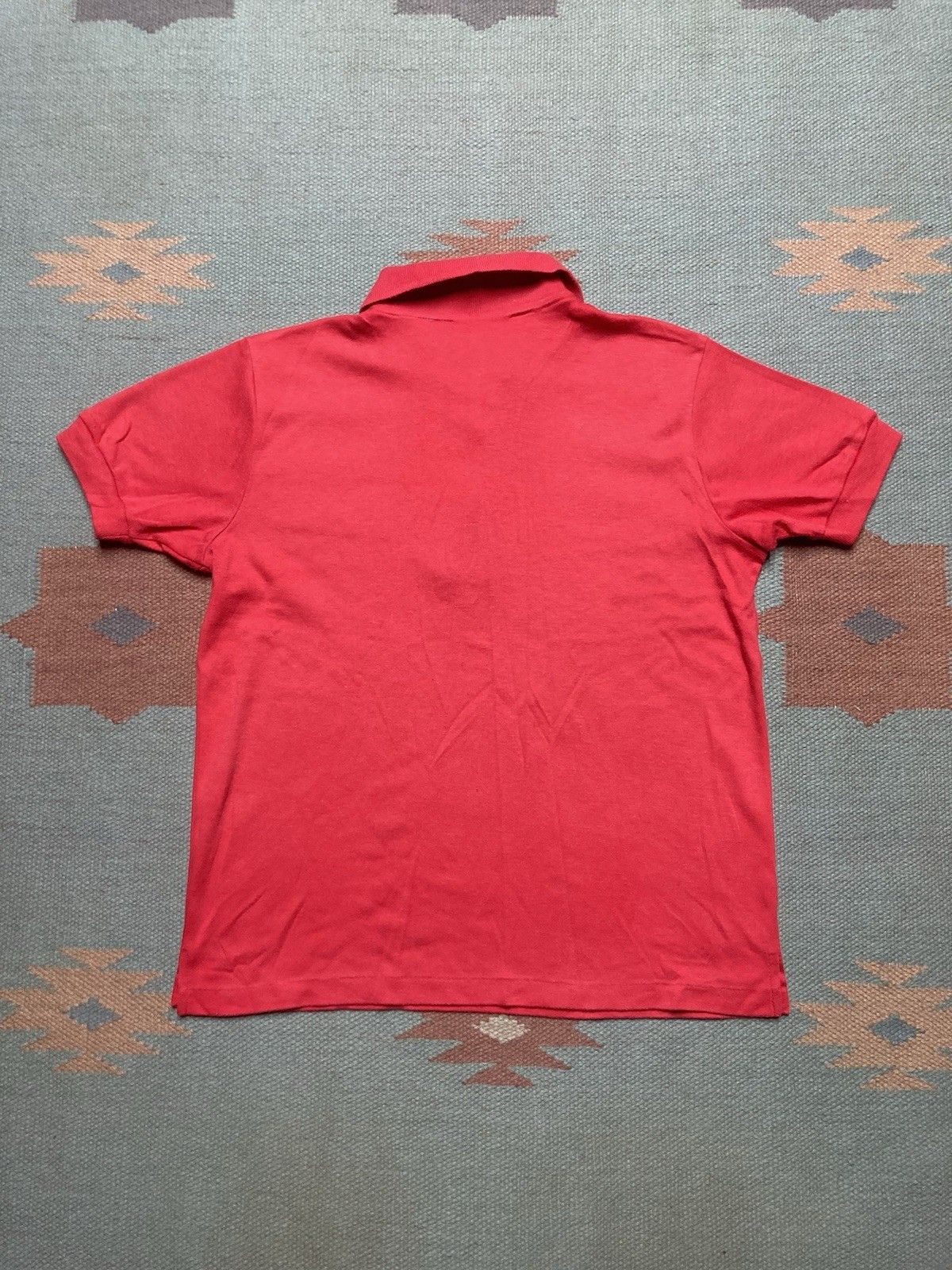 Vintage Vintage 80s polo shirt blank soft cotton blend women’s large Size L / US 10 / IT 46 - 5 Thumbnail