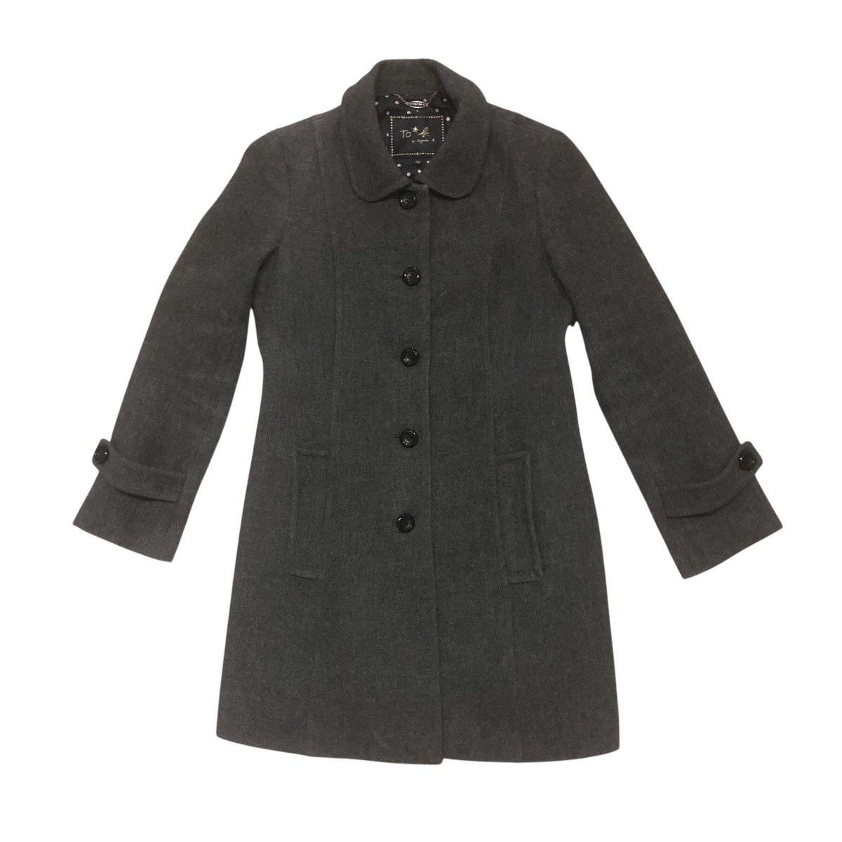 agnes b. Agnes B Wool Long Coat Size XS / US 0-2 / IT 36-38 - 1 Thumbnail