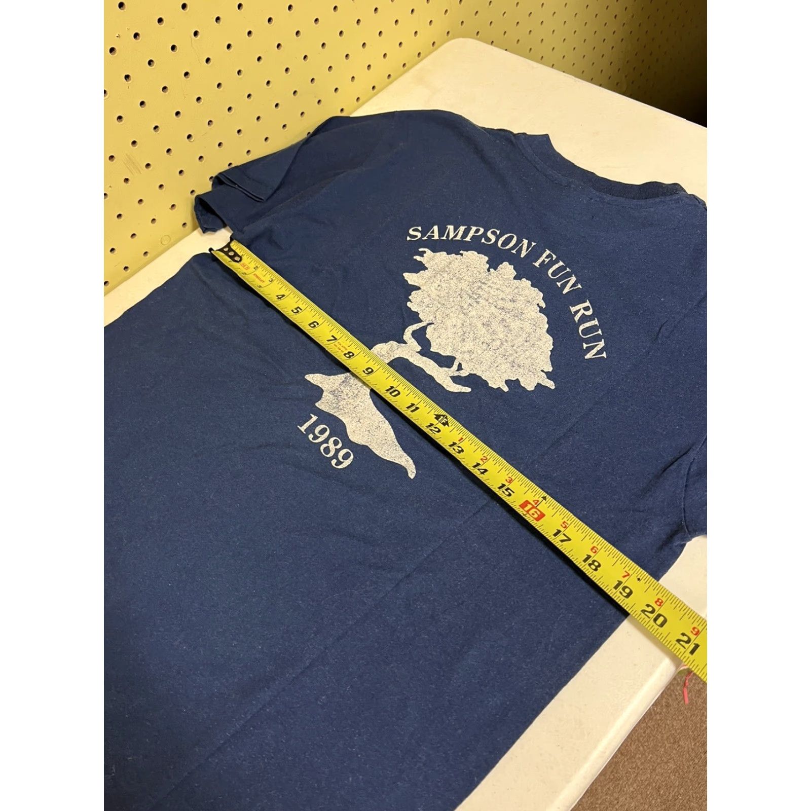 Hanes VINTAGE Samson Thoracic Surgical Society T-Shirt Single Stitch Large Blue Doctor Mens L Blue Cotton Blend Size US L / EU 52-54 / 3 - 5 Thumbnail