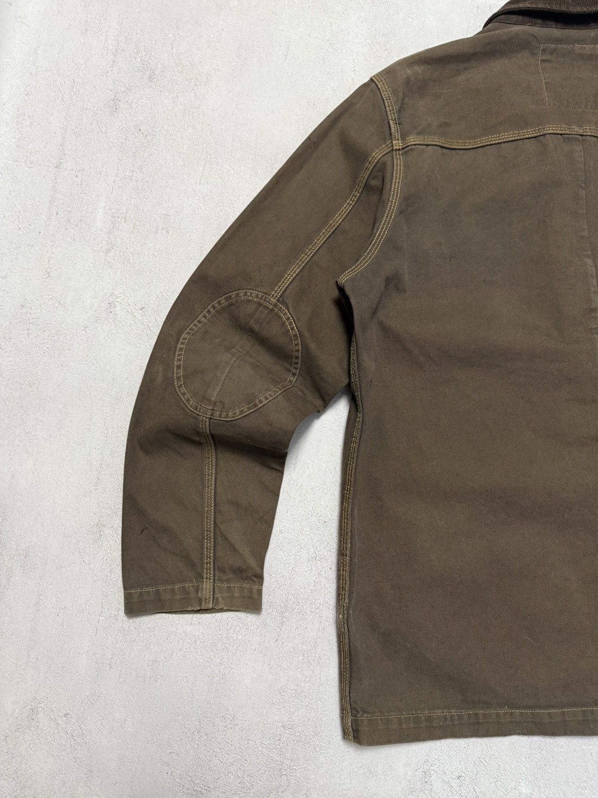 Dickies × Vintage Vintage Dickies Work Denim Jacket Brown Faded Amazing 90s Size US L / EU 52-54 / 3 - 11 Thumbnail