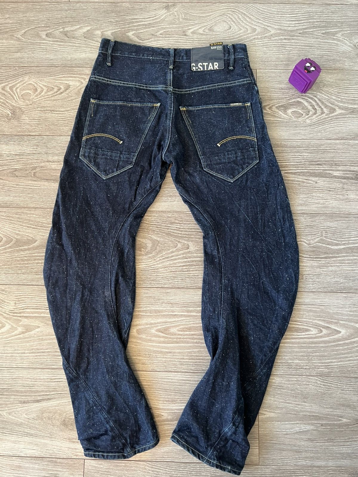 G-Star Y2K G-Star Raw ARC 3D Loose Tapered Braces Opium 03301 Jeans Size US 30 / EU 46 - 11 Thumbnail
