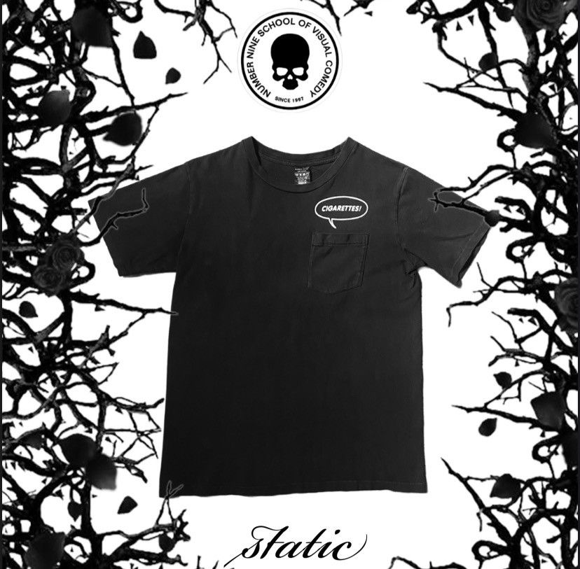 Number (N)ine Number (N)ine SS01 Cigarettes Pocket Tee. Size US M / EU 48-50 / 2 - 1 Thumbnail
