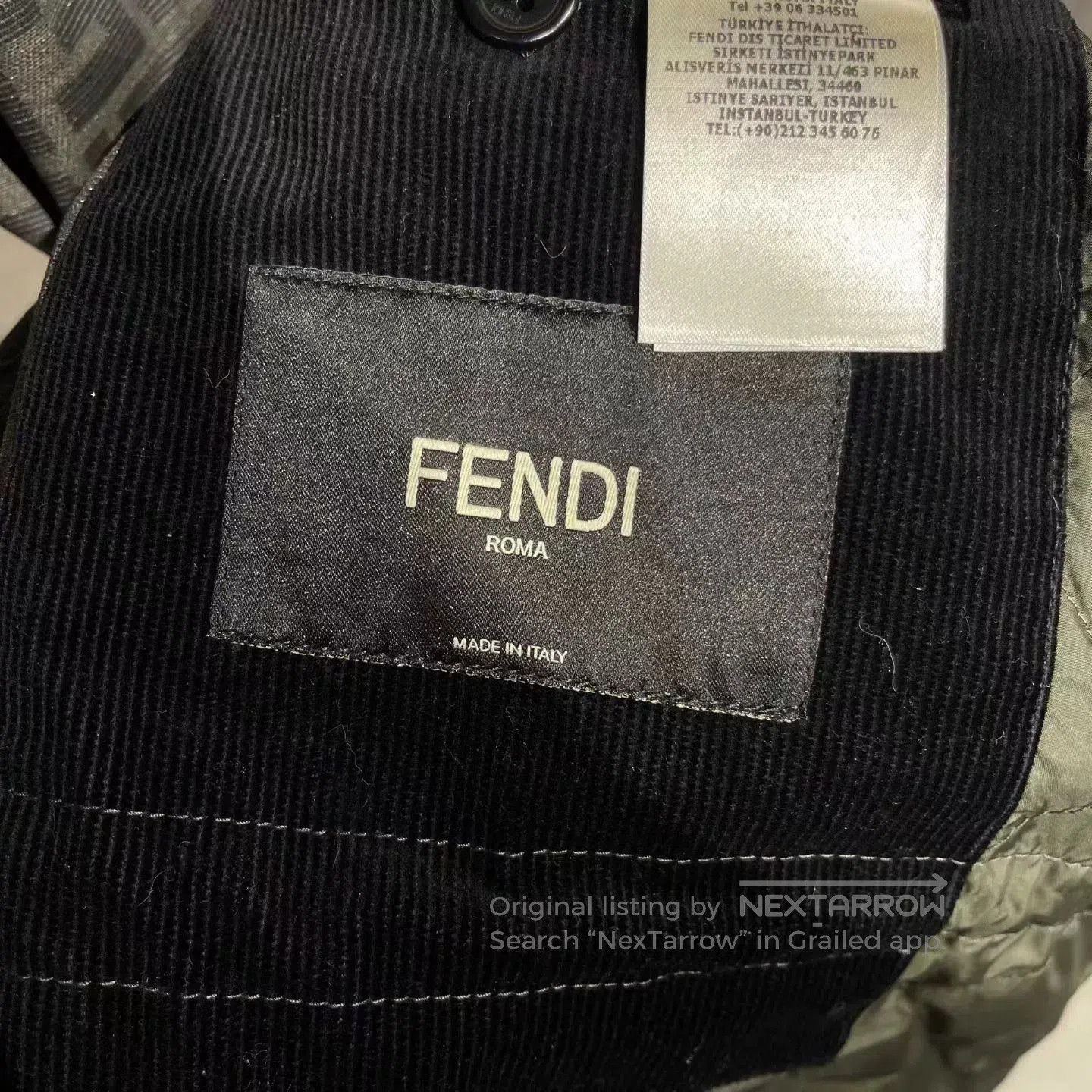 Fendi Fendi FF Logo Print Coat. Size US L / EU 52-54 / 3 - 3 Thumbnail