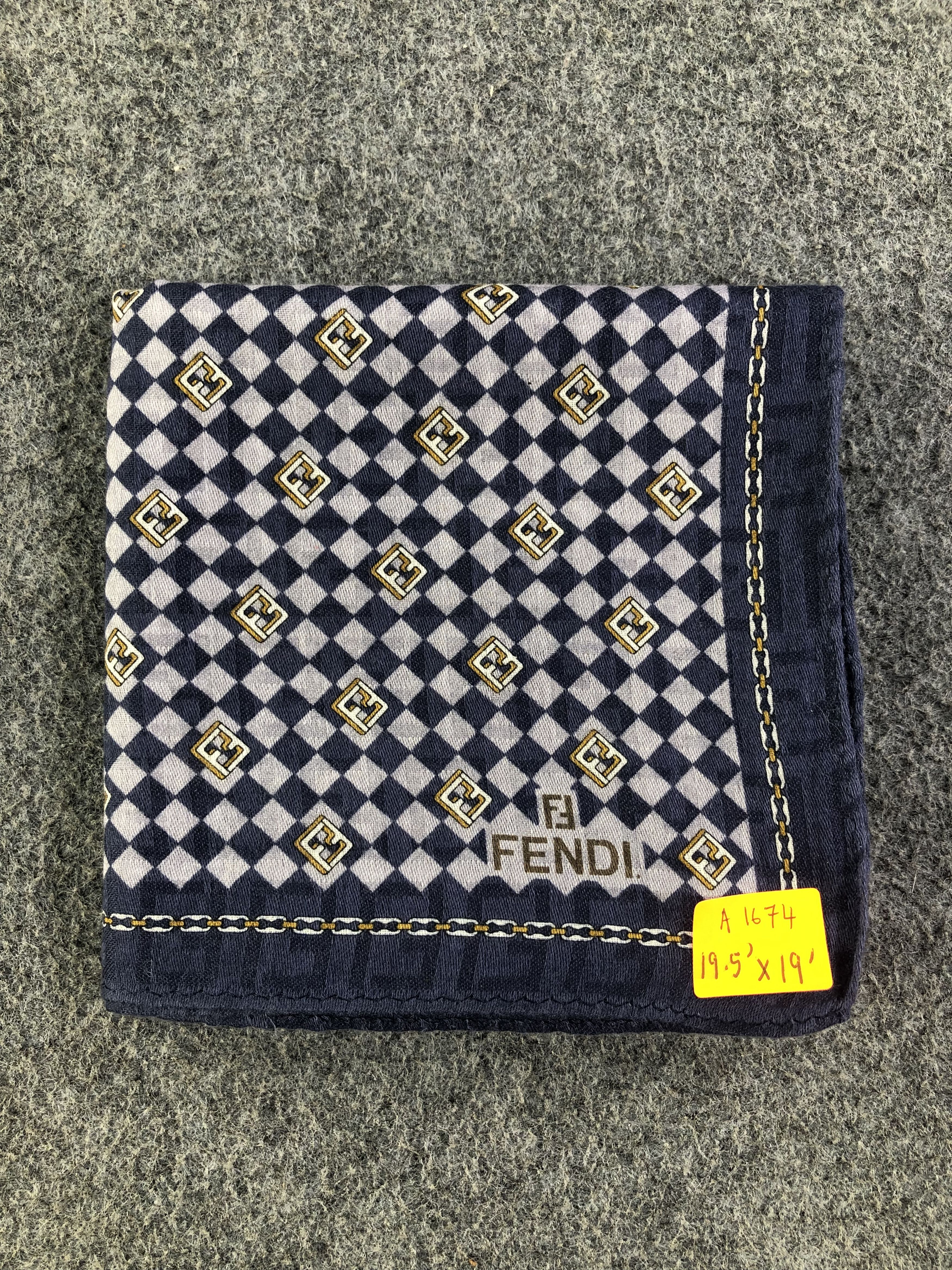Vintage Fendi Handkerchief / Bandana / Neckerchief A1674 Size ONE SIZE - 6 Thumbnail