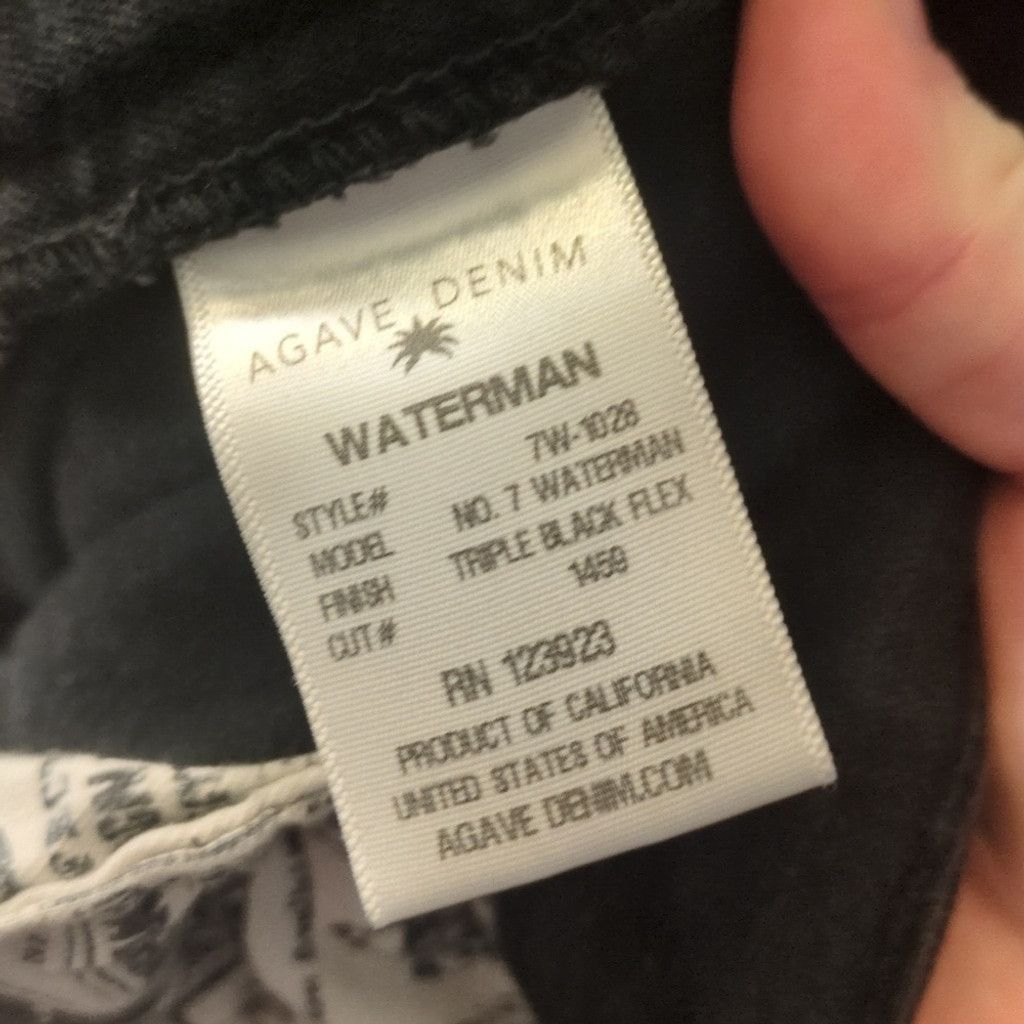 Agave Agave waterman relaxed fit triple black flex jeans size 40 Size US 40 / EU 56 - 6 Thumbnail