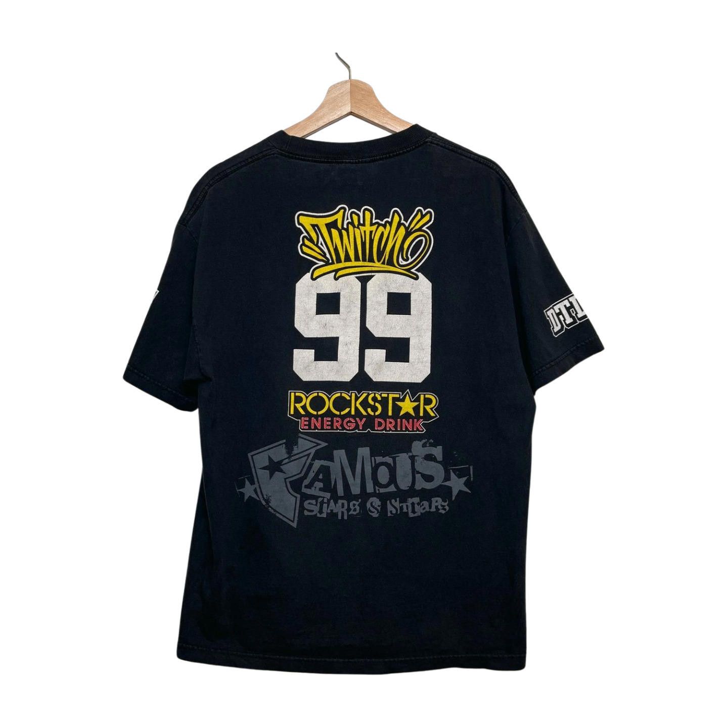 Famous Stars And Straps × Vintage Vintage Y2K Famous Stars & Straps Motocross T-Shirt L Size US L / EU 52-54 / 3 - 11 Thumbnail