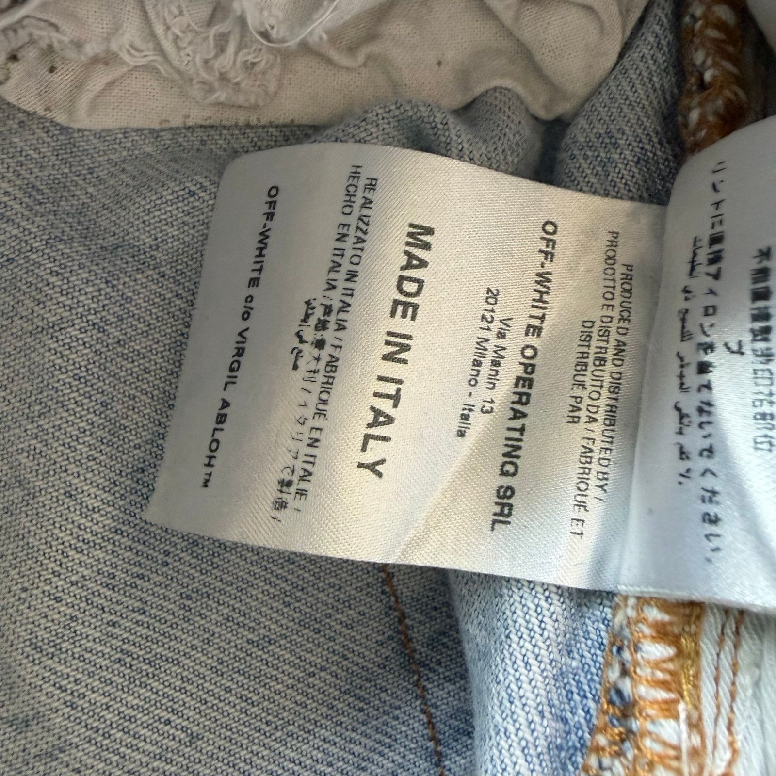 Off-White Off White Temperature Denim Blue Size US 32 / EU 48 - 12 Thumbnail