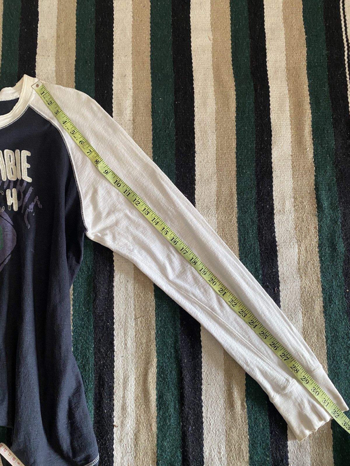 Abercrombie & Fitch Y2K Abercrombie & Fitch Raglan Muscle Long Sleeve in Black Size US L / EU 52-54 / 3 - 10 Thumbnail