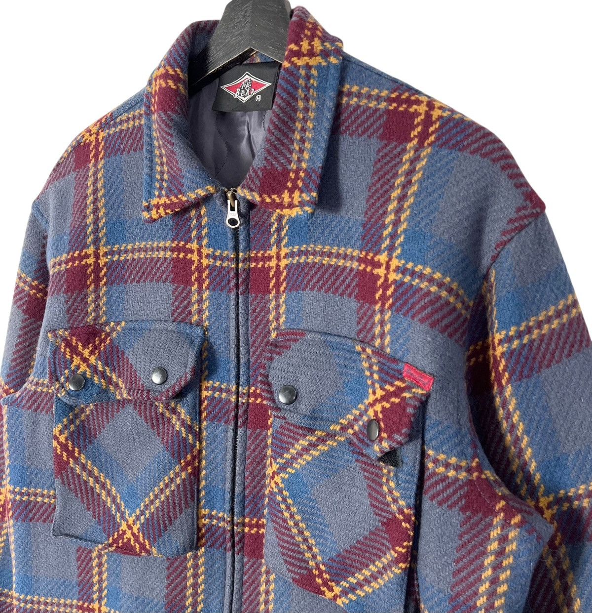 Ron Jon Surf Shop Surf Bear Flannel Zipper Jacket Size US M / EU 48-50 / 2 - 2 Thumbnail